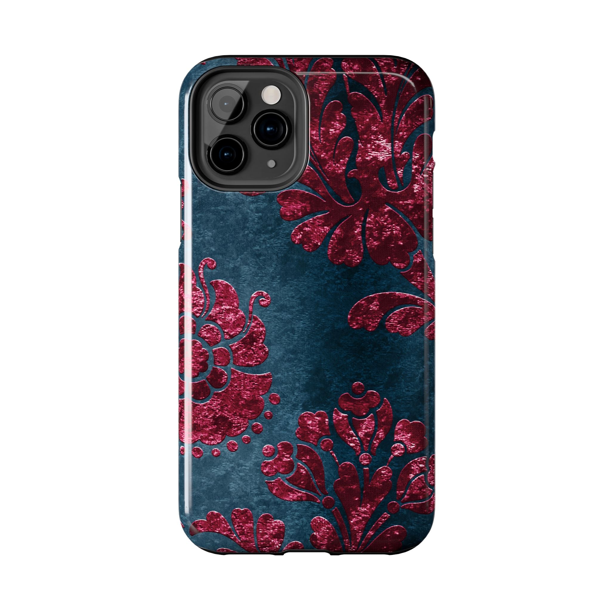 embossed-burgundy-velvet-tough-iphone-case-protective-iphone-cover-heavy-duty-iphone-case-rugged-phone-case-durable-smartphon