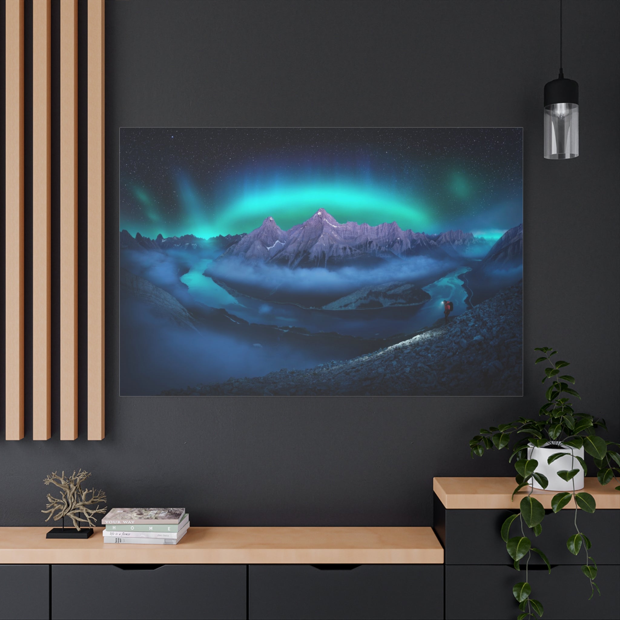 canvas-wall-art-print-aurora-borealis-scenery-northern-lights-canvas-print-home-decor-starry-night-picture-housewarming-gifts