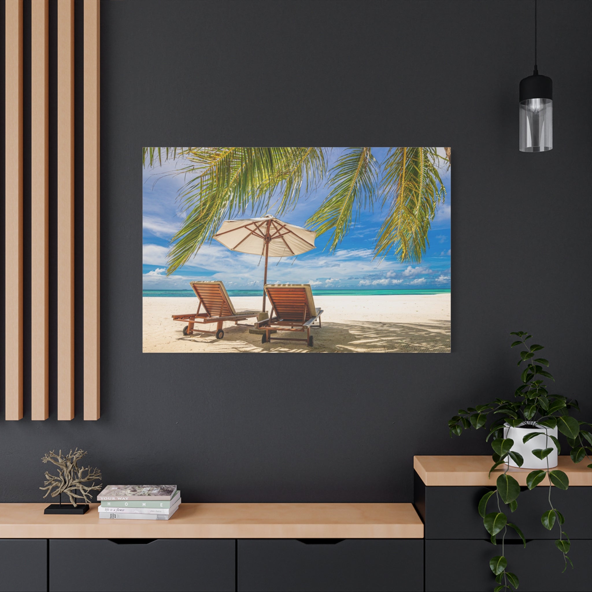 canvas-print-beach-scene-wall-art-coastal-decor-ocean-view-stretched-matte-canvas-print-home-decoration-beach-chairs-tropical