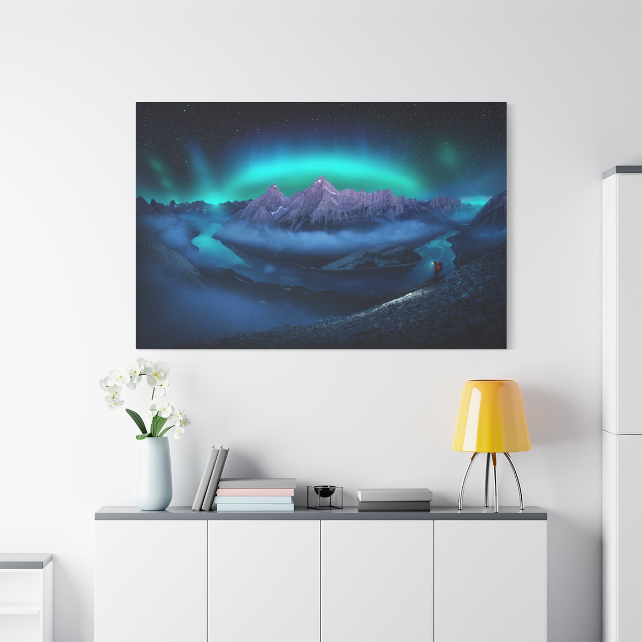 canvas-wall-art-print-aurora-borealis-scenery-northern-lights-canvas-print-home-decor-starry-night-picture-housewarming-gifts