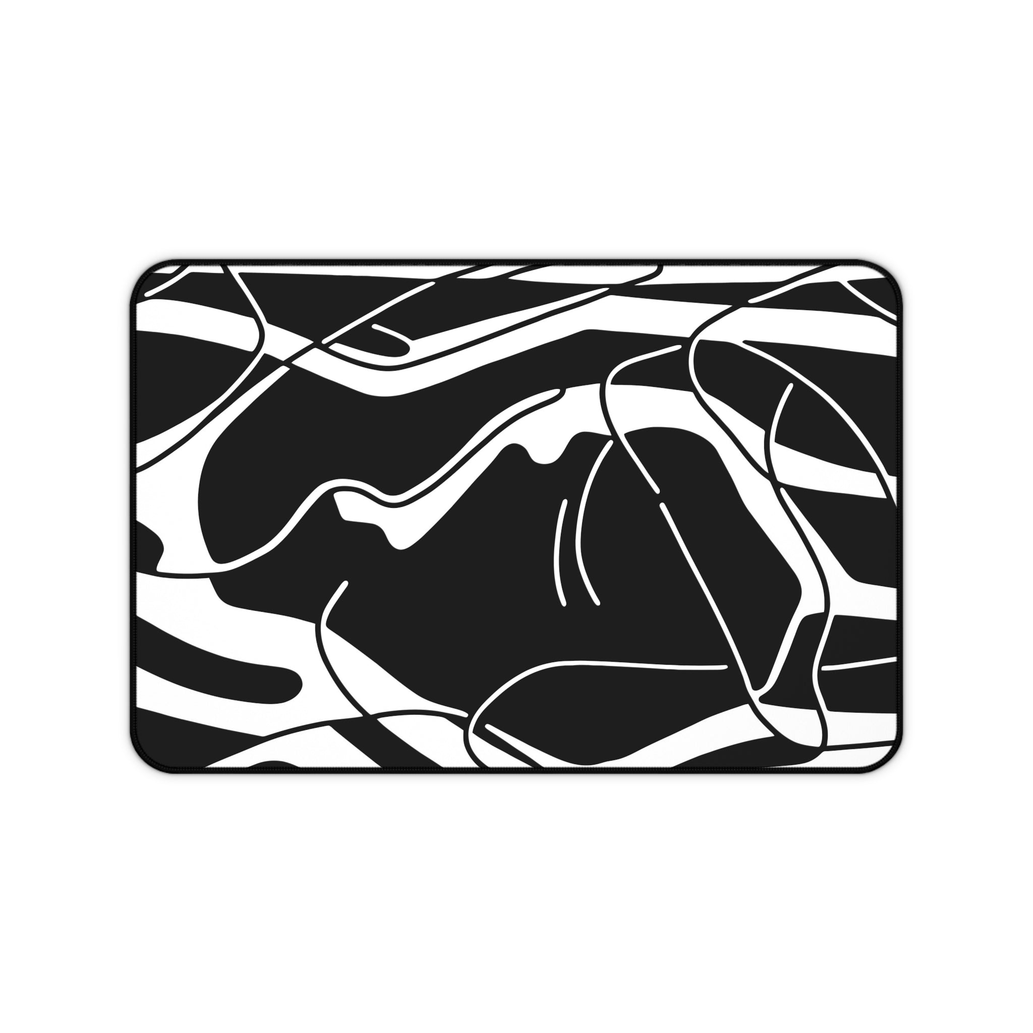 abstract-lines-monochrome-mouse-pad-abstract-art-desk-mat-chic-black-and-white-desk-pad-minimalist-mouse-pad-aesthetic