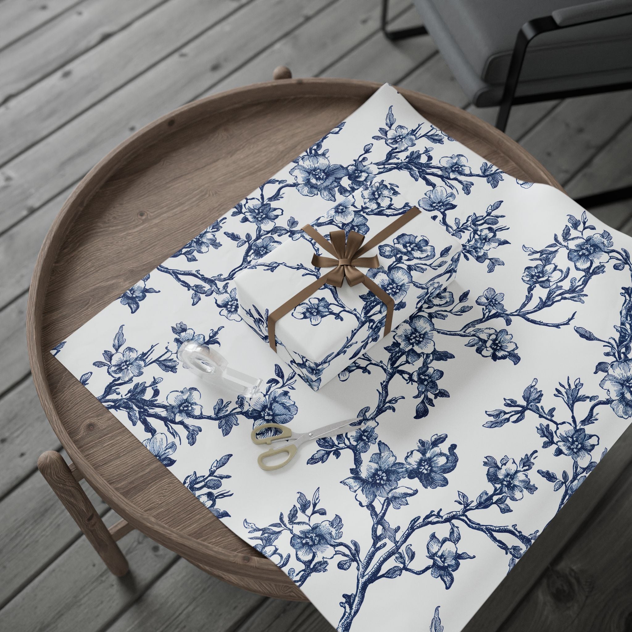 wrapping-papers-blue-french-toile-floral-elegant-gift-wrap-holiday-gift-wrap-birthday-wrapping-paper-wedding-gift-wrap-christ