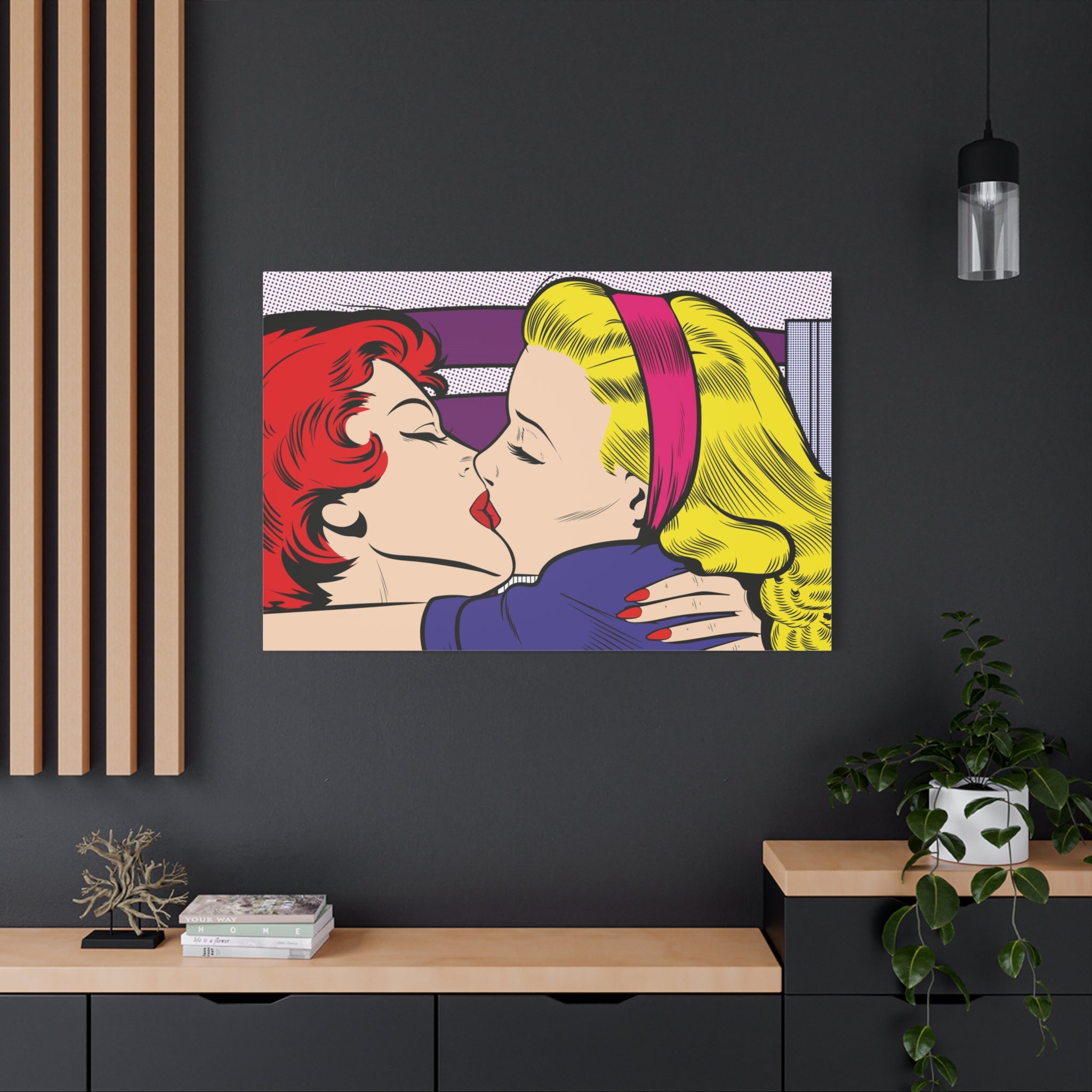 canvas-print-pop-art-lesbian-kiss-home-decor-wall-art-lgbt-pride-gift-matte-stretched-wall-art-unique-artwork