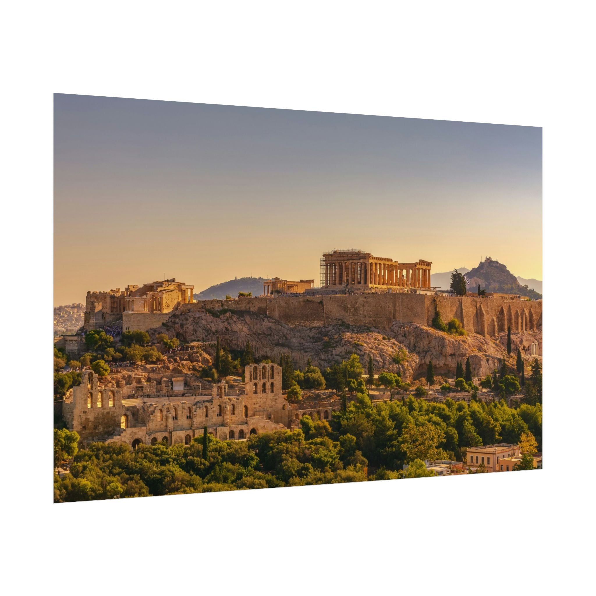 acropolis-panoramic-fine-art-poster-print-greek-wall-art-athens-greece-home-decor-travel-lover-gift-landscape
