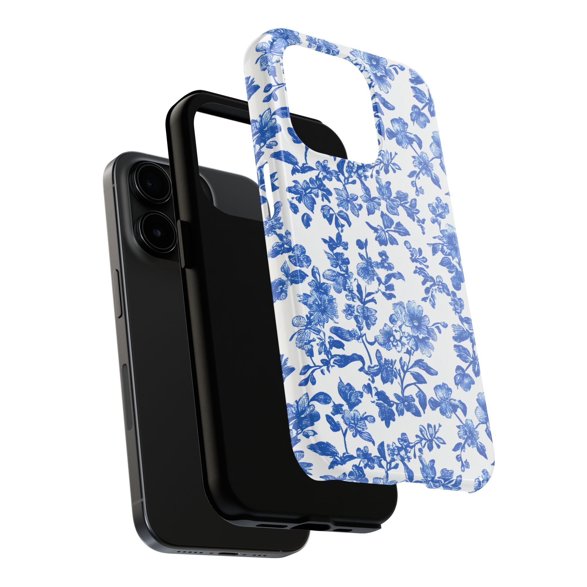 french-toile-floral-tough-iphone-case-blue-iphone-cover-protective-iphone-case-hard-shell-iphone-case-vintage-design-phone-ca