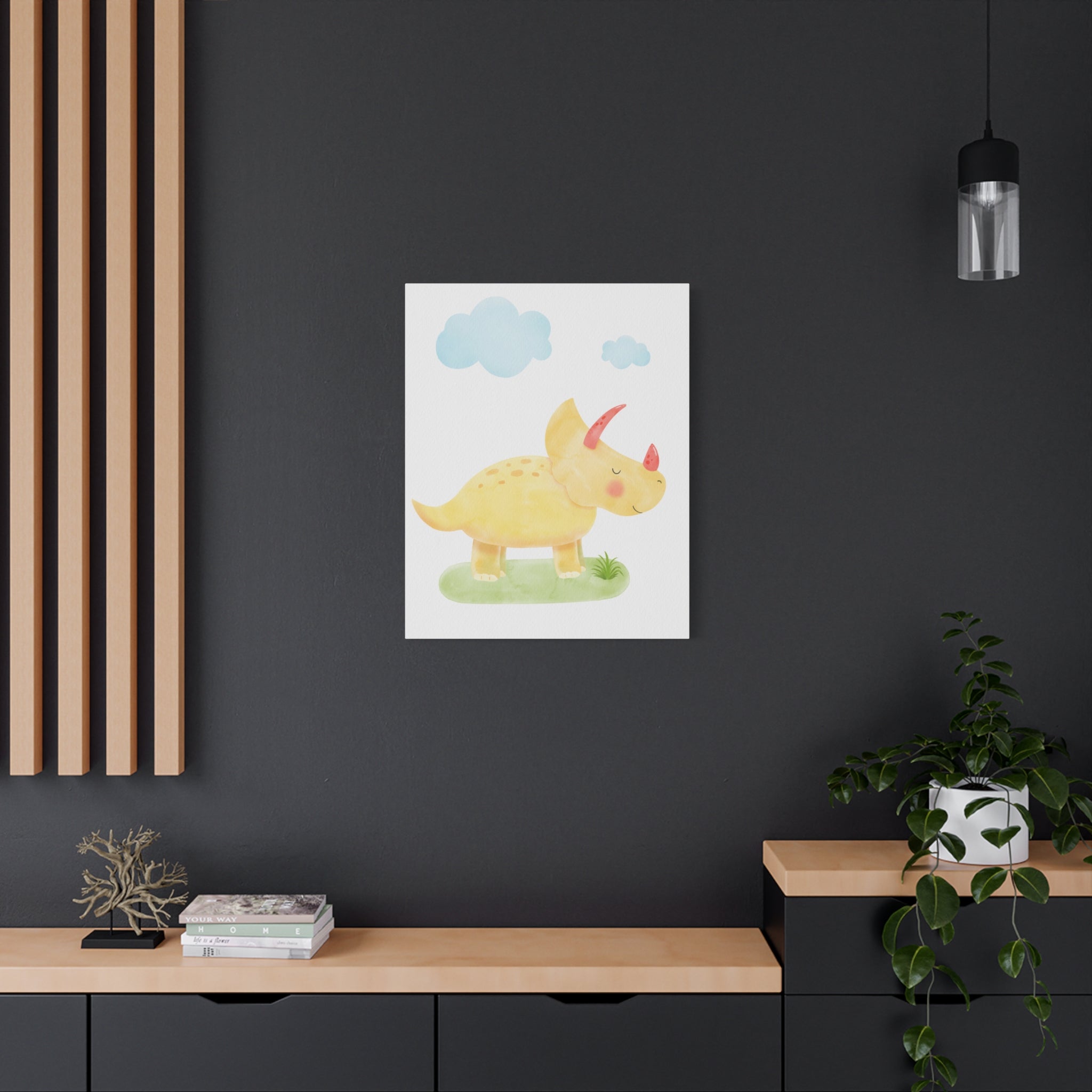 canvas-wall-art-cute-yellow-dino-nursery-decor-baby-dinosaur-print-nursery-art-cute-dinosaur-decoration-baby-nursery-dinosaur