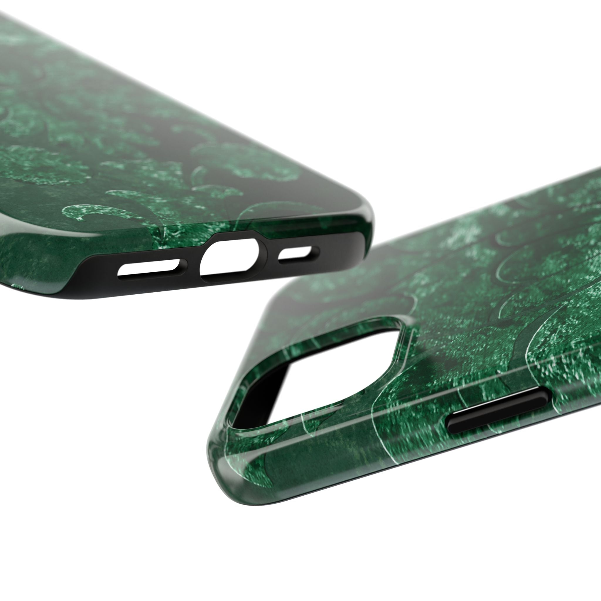 embossed-emerald-velvet-tough-iphone-case-protective-iphone-cover-heavy-duty-iphone-case-rugged-phone-case-durable-smartphone