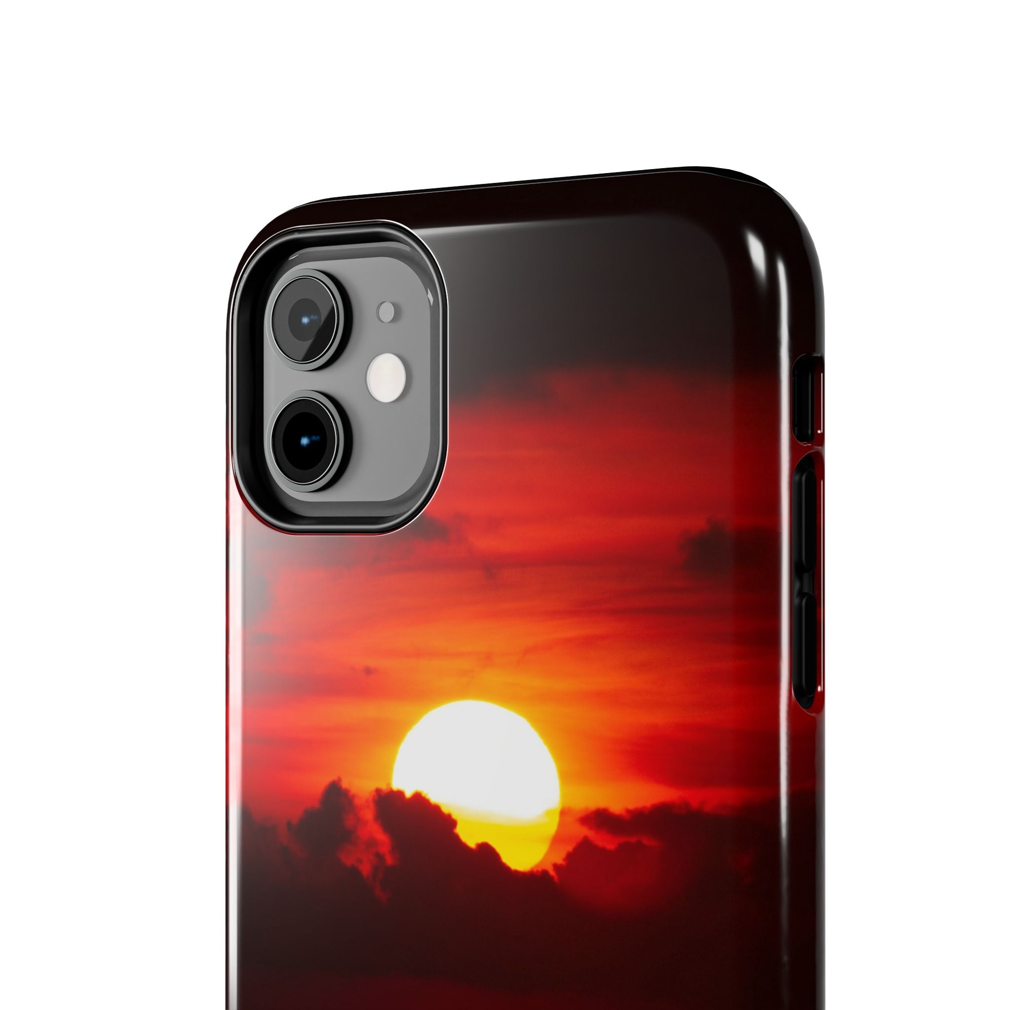 iphone-tough-case-red-sunset-protective-phone-cover-durable-smartphone-case-hard-shell-phone-case-sunset-lover-gift-red-phone