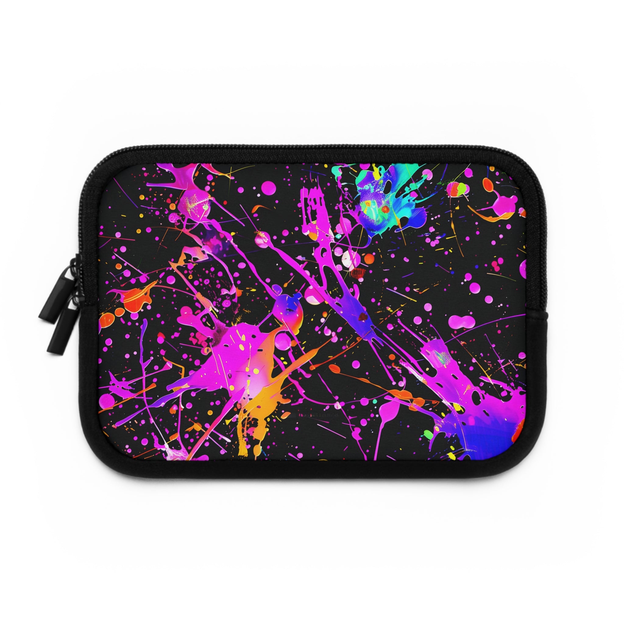 neon-abstract-paint-splatter-laptop-sleeve-pink-macbook-air-sleeve-unique-tech-accessories-colorful-laptop-case-computer-cove
