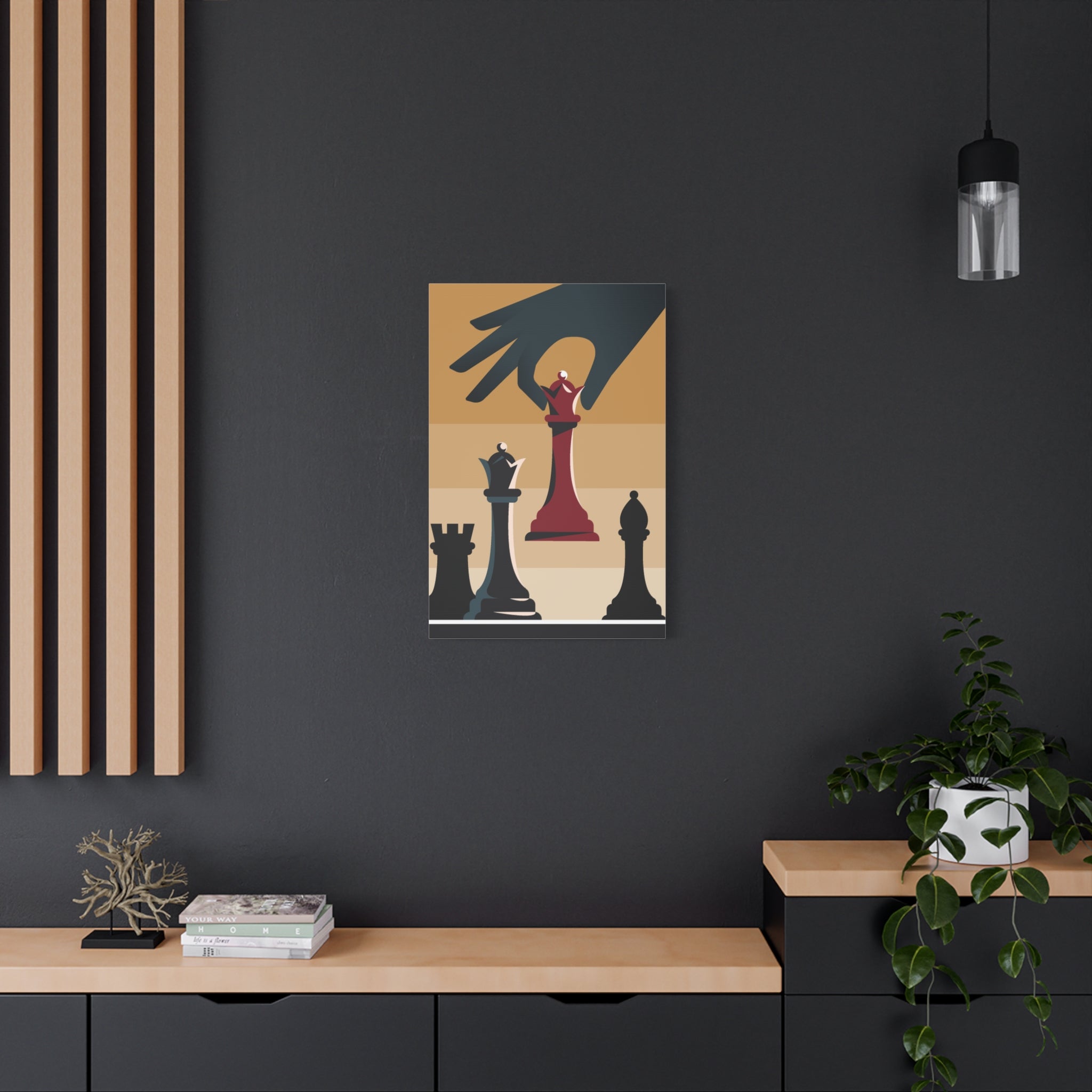 chess-queen-matte-canvas-print-home-decor-for-chess-lovers-stretched-wall-art-chess-player-gift-game-room-decoration-chess-ar
