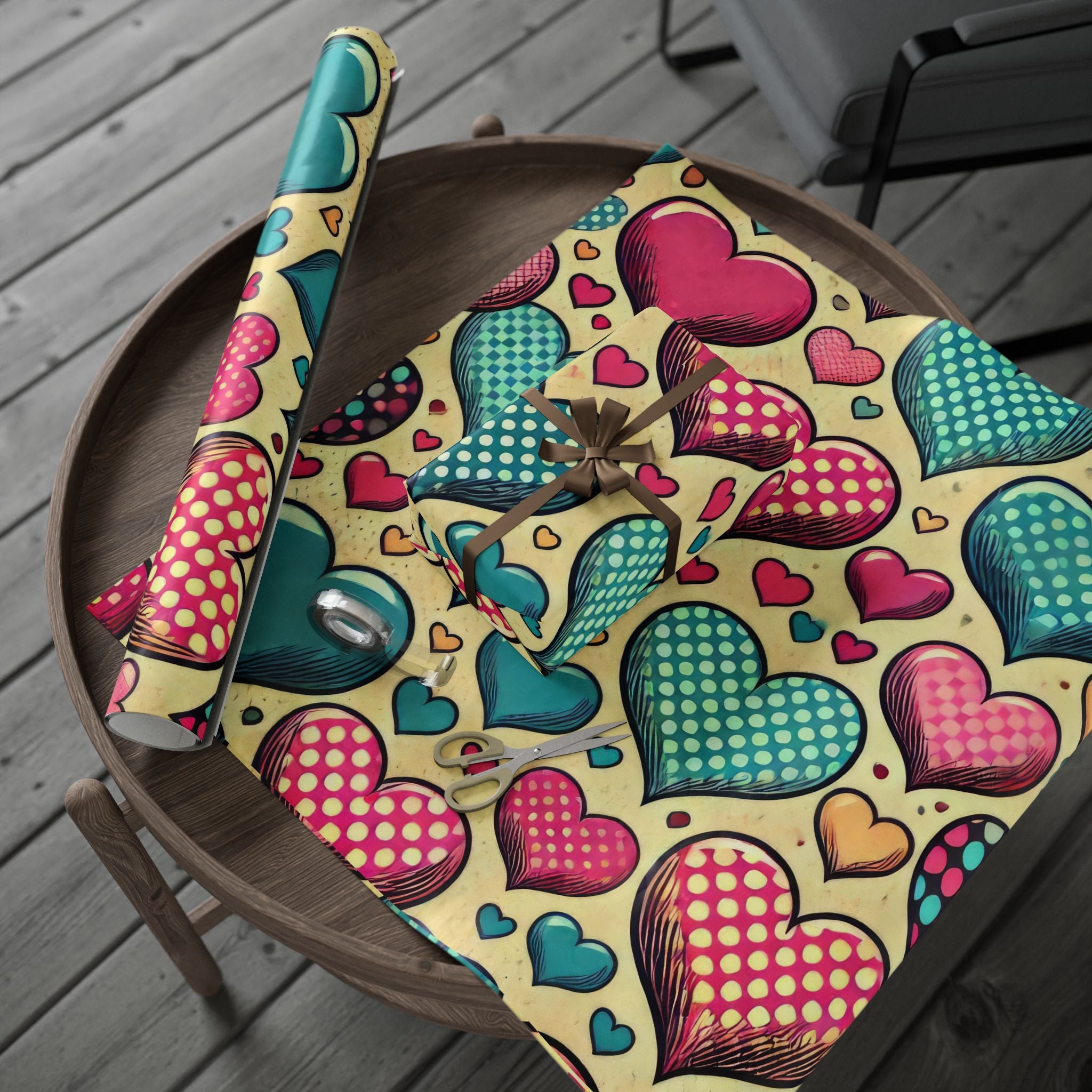 valentines-day-pop-art-gift-wrapping-papers-v-day-gift-wrap-roll-heart-love-pattern-romantic-present-packaging-anniversary-bi