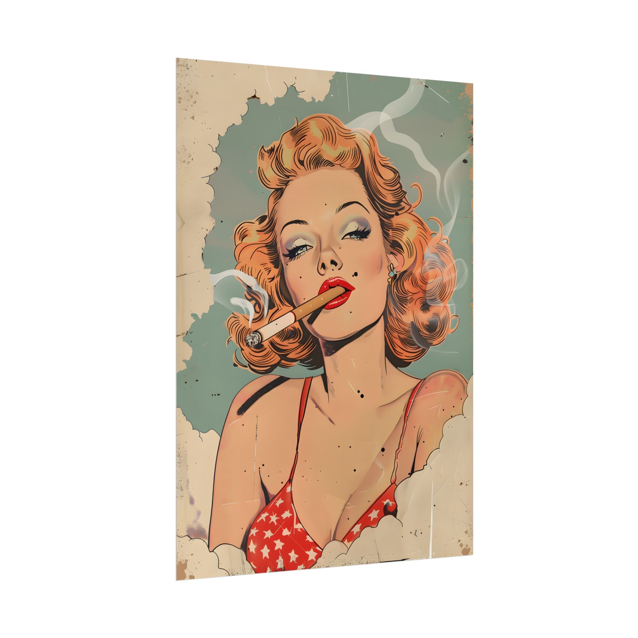vintage-pin-up-girl-poster-print-girl-smoking-cigarette-wall-art-retro-pinup-poster-pin-up-illustration-home-decor-wall-hangi
