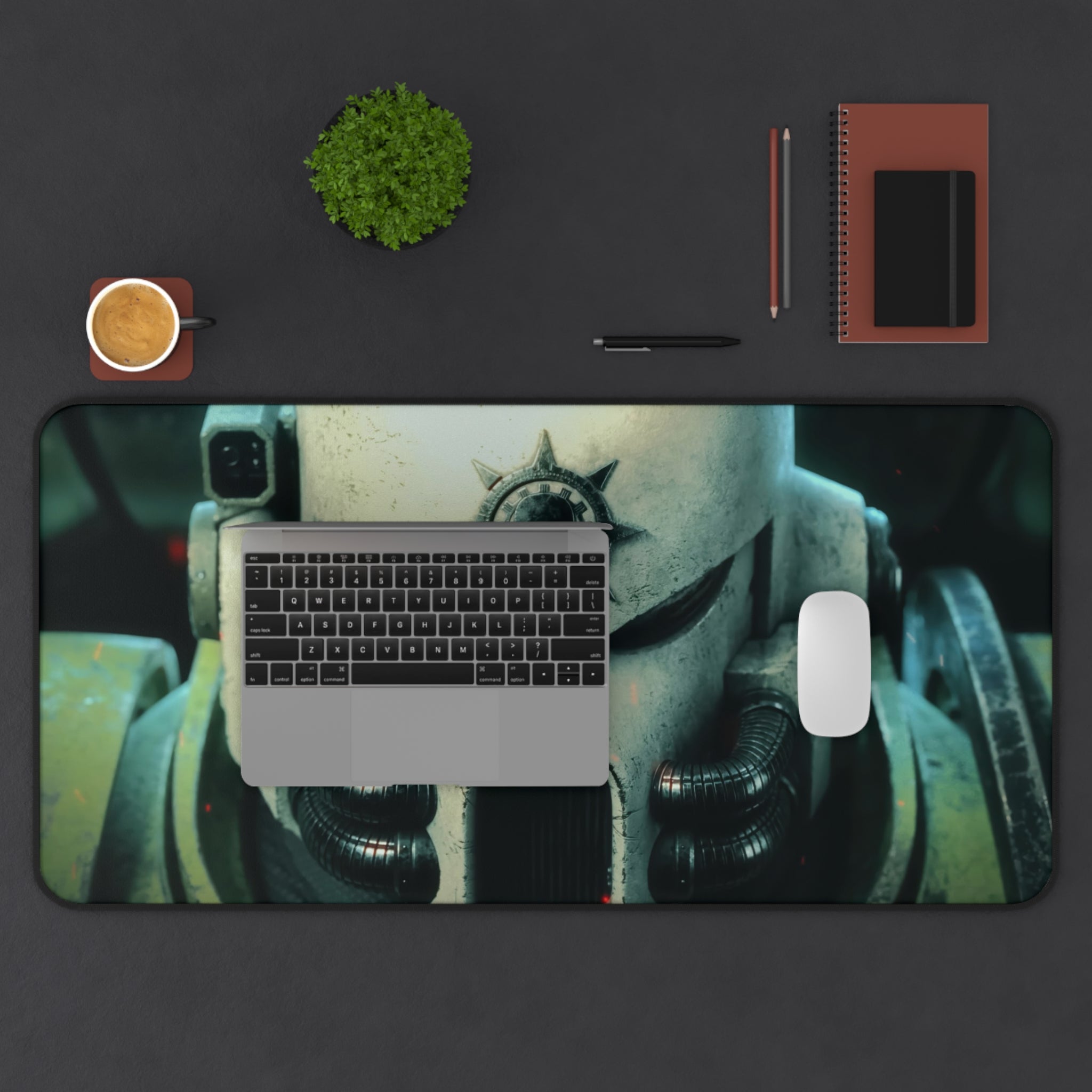warhammer-40k-astartes-2-white-with-skull-gaming-mouse-pad-space-marine-xl-desk-mat-extended-desk-pad-for-wargaming-game