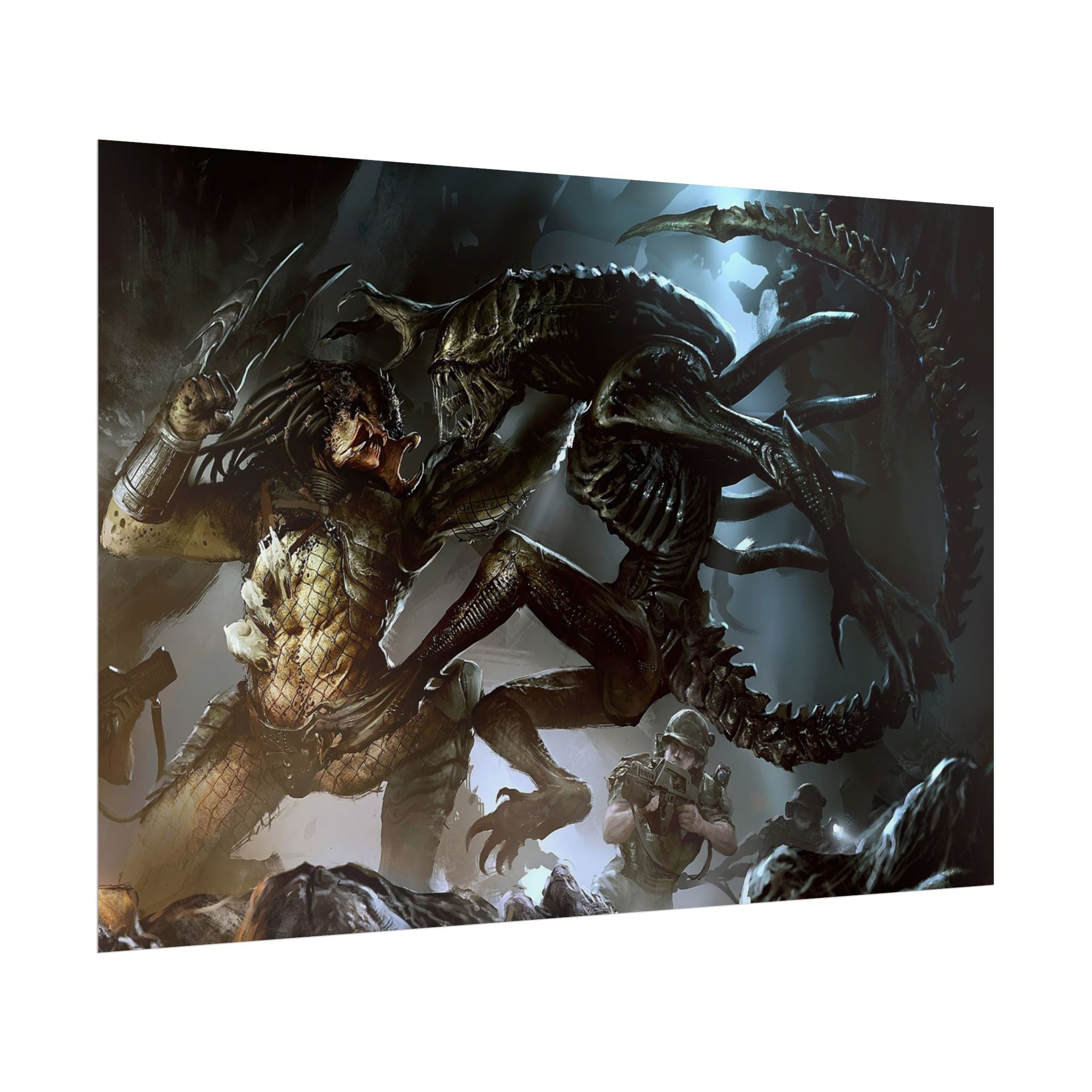 predator-alien-poster-print-xenomorph-si-fi-home-decor-movie-poster-pretador-fantasy-art