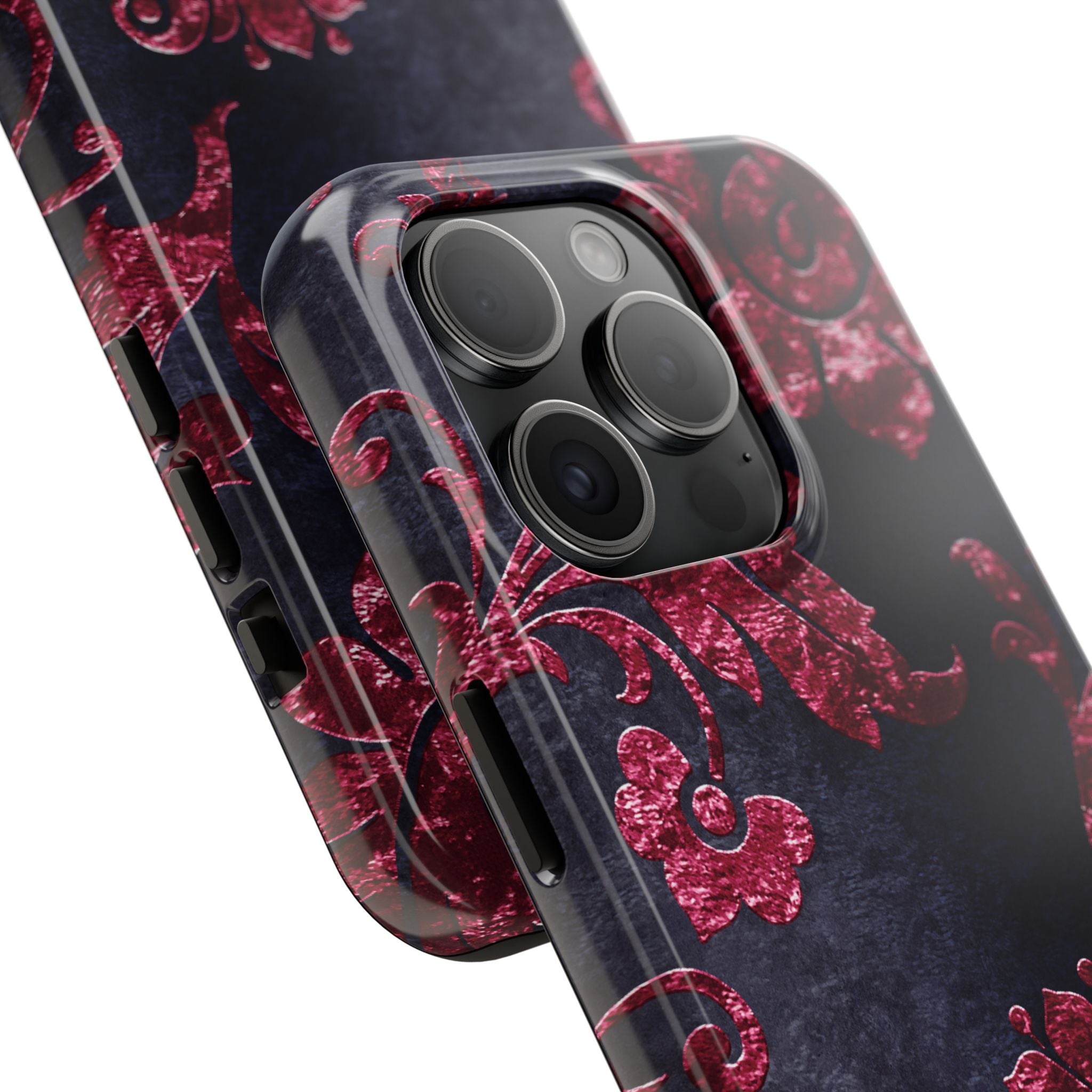 embossed-burgundy-velvet-tough-iphone-case-protective-iphone-cover-heavy-duty-iphone-case-rugged-phone-case-durable-smartphon