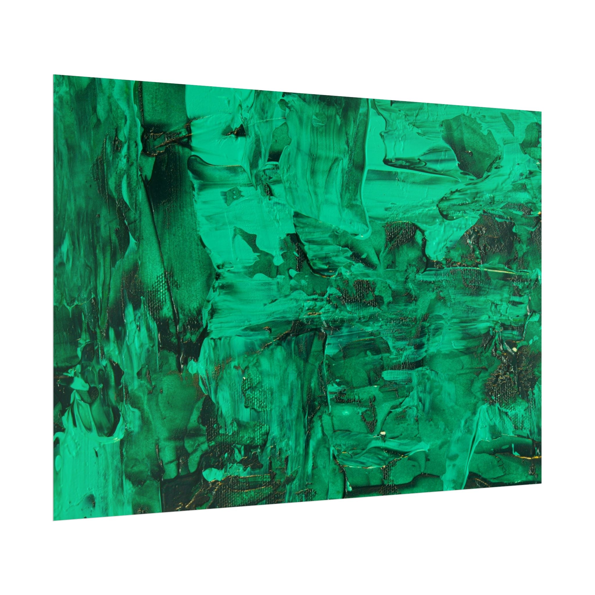 Abstract Green Poster Wall Art, Home Decor, Office Decor, Green Canvas Bedroom, Green Poster Print, Modern Art, Green Wall Decor