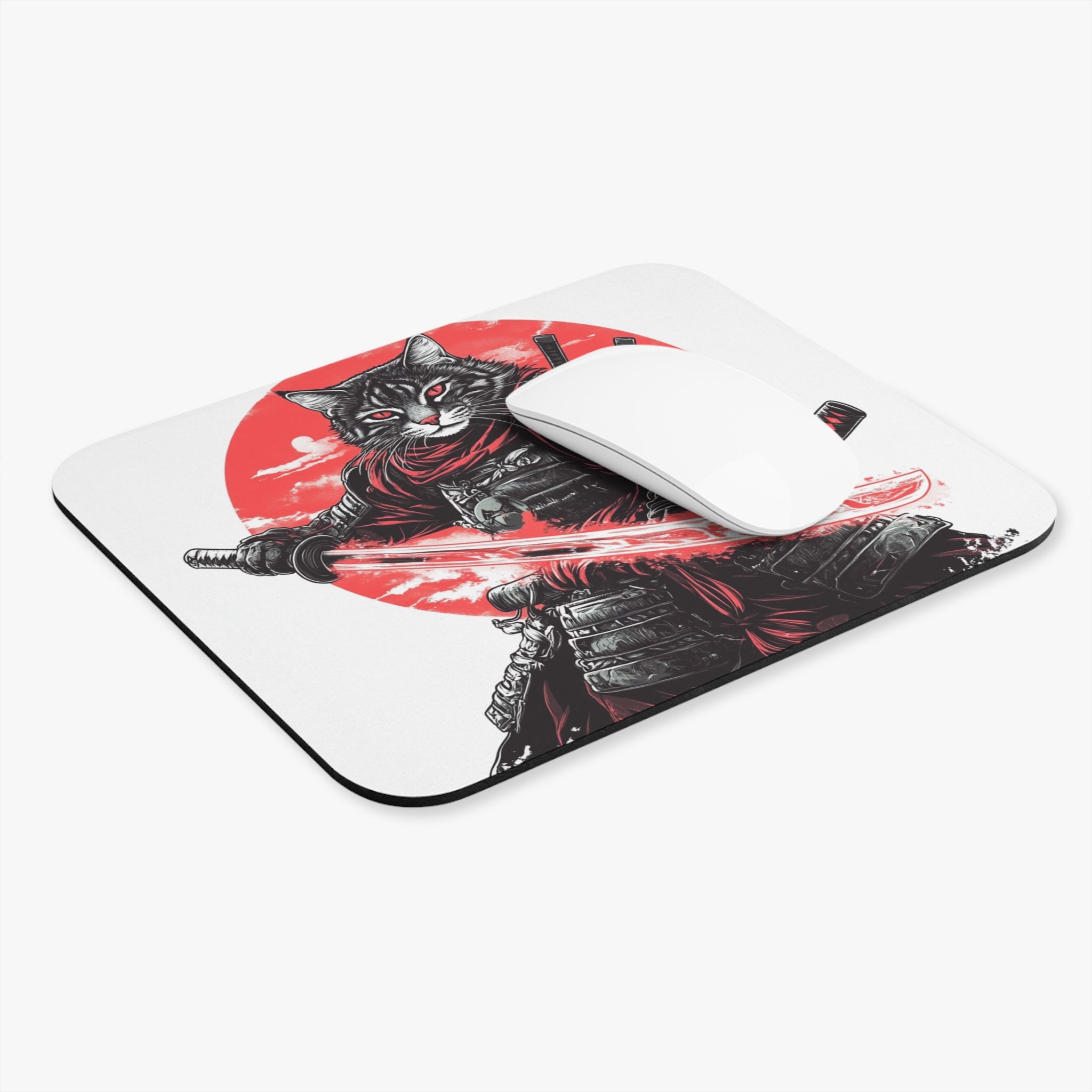 retro-ninja-cat-mouse-pad-japanese-samurai-cat-with-katana-design-ninja-warrior-white-small-mouse-pad-japandi-art-work