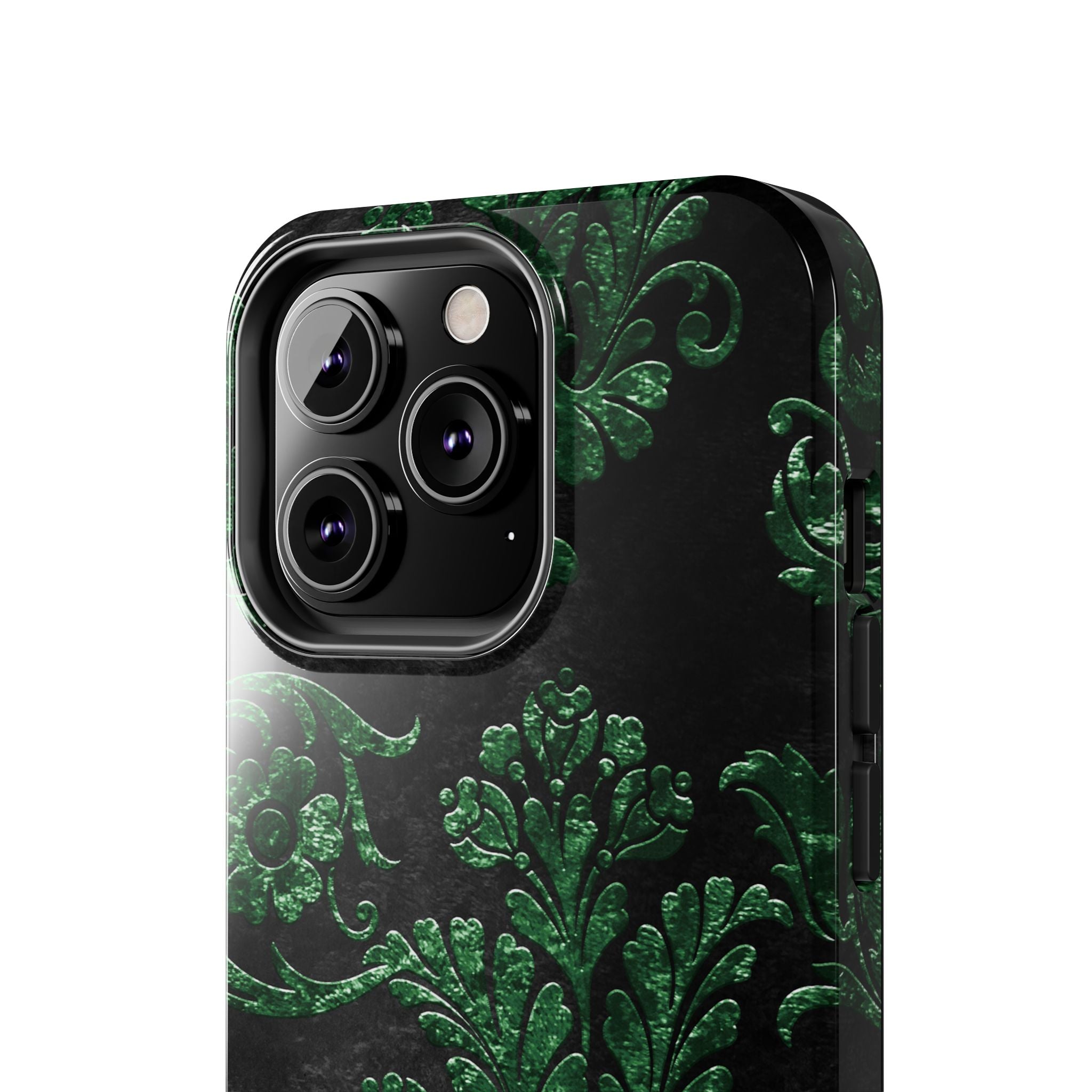 embossed-emerald-velvet-tough-iphone-case-protective-iphone-cover-heavy-duty-iphone-case-rugged-phone-case-durable-smartphone