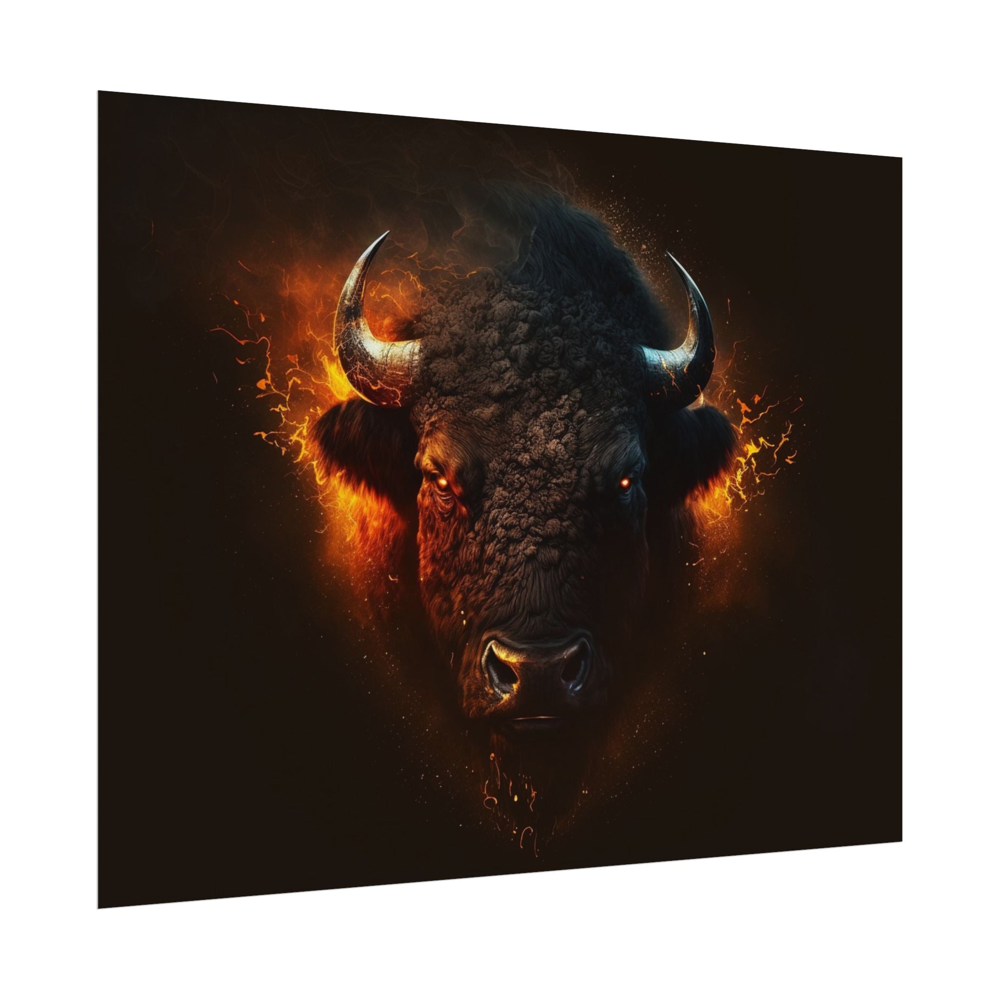 bison-art-poster-wall-decor-buffalo-gift-wildlife-home-decoration-western-bison-wall-art-nature-lover-gift-farm-house-wall-de