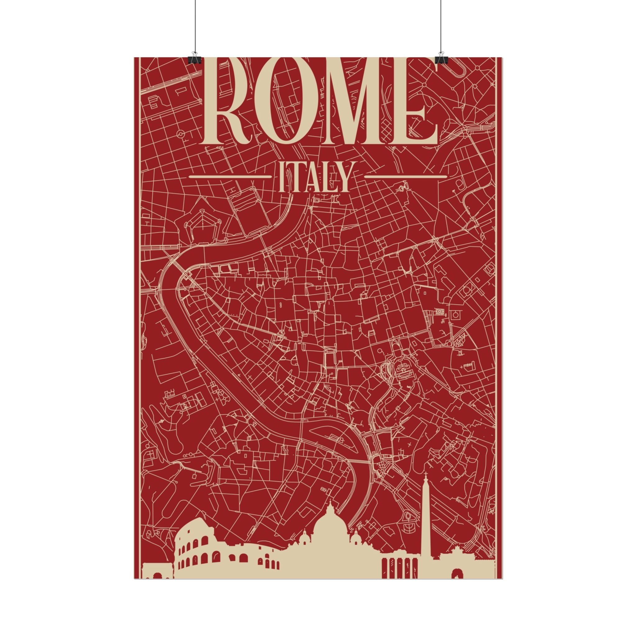 rome-italy-travel-poster-rolled-posters-for-home-decor-wall-art-print-italian-cityscape-wall-hanging