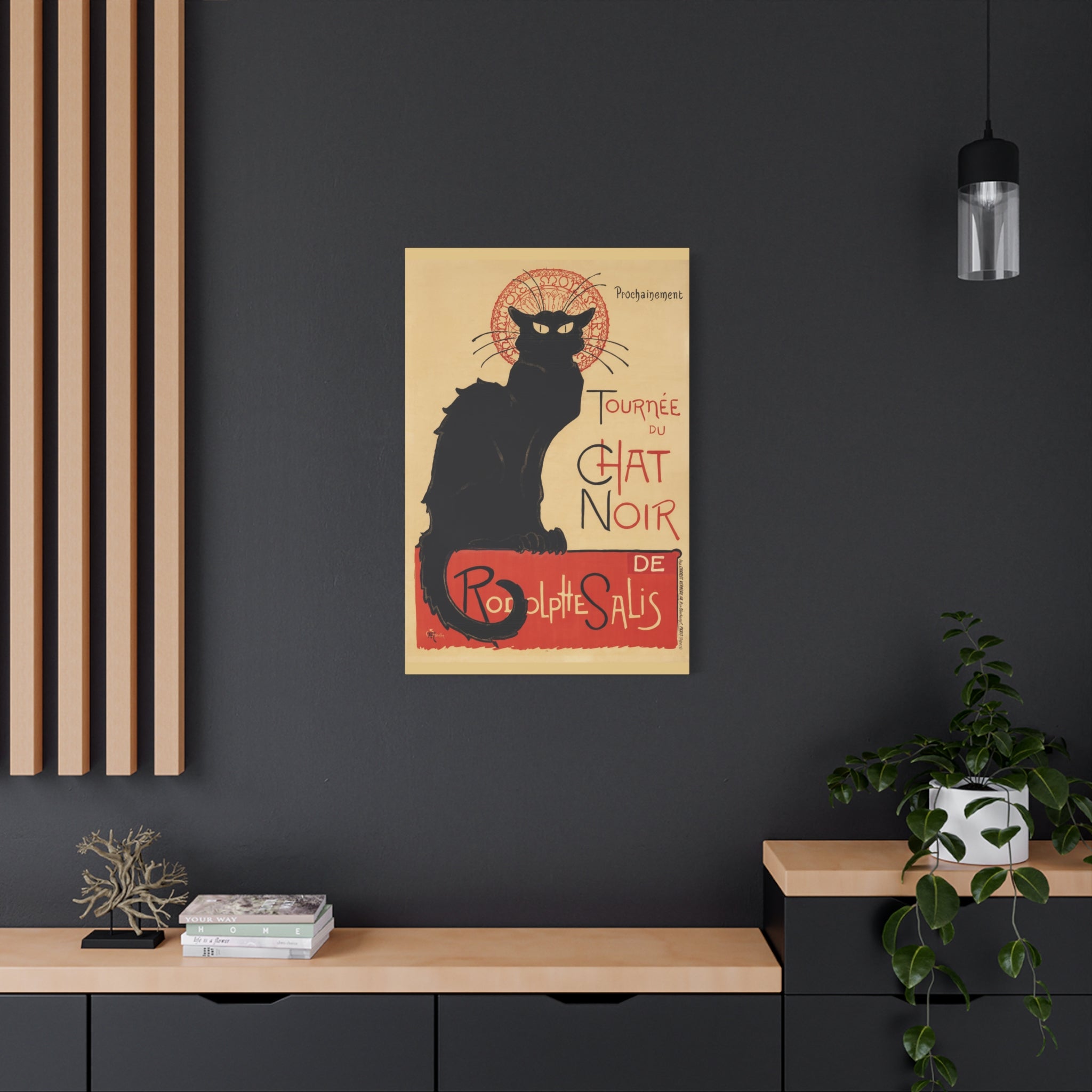 canvas-print-tournee-du-chat-noir-wall-art-matte-canvas-stretched-home-decor-living-room-theophile-steinlen-art-cat