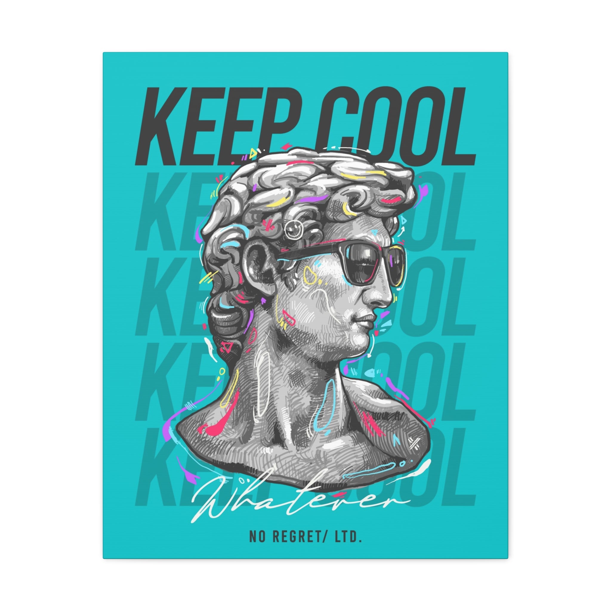 canvas-print-david-statue-with-sunglasses-living-room-decor-wall-art-matte-canvas-stretched-print-cool-home-decor-gift-unique