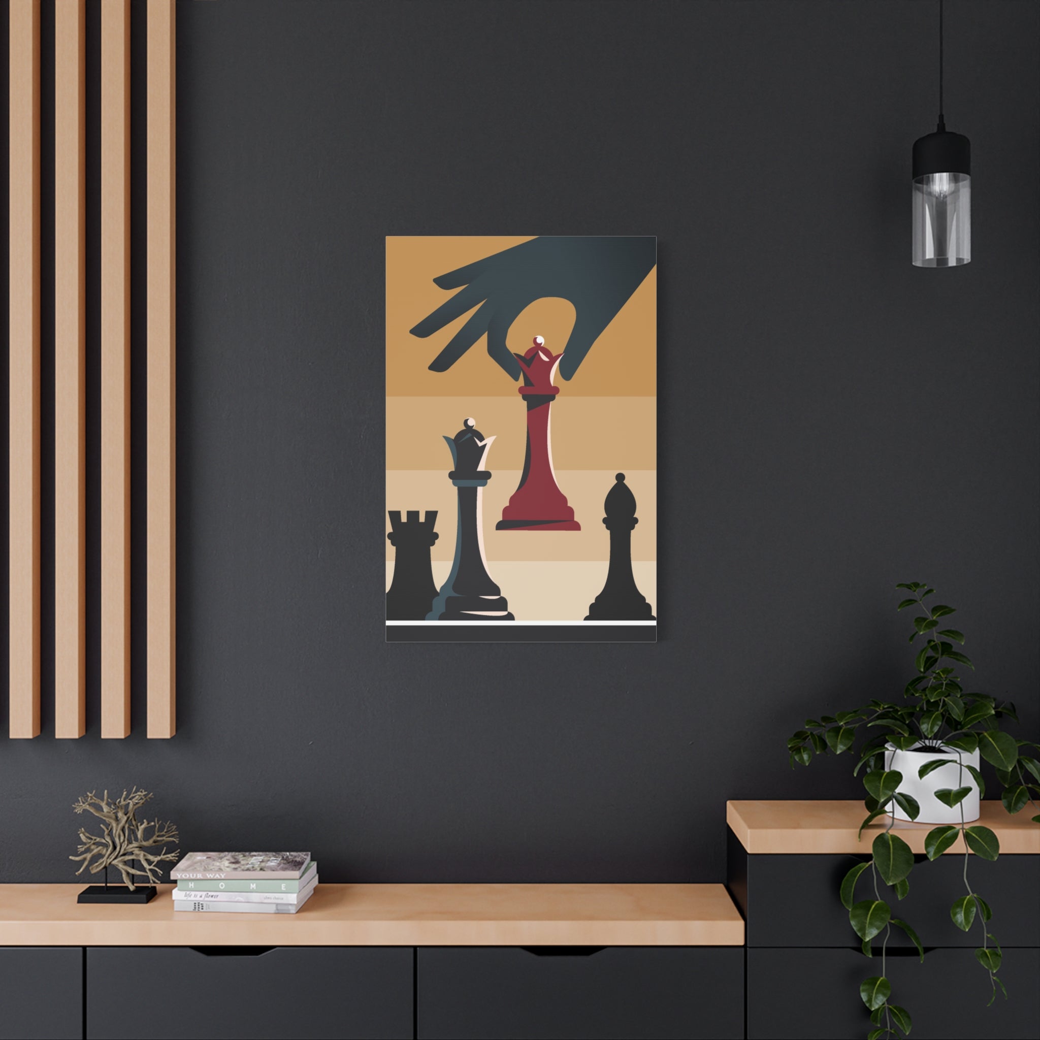chess-queen-matte-canvas-print-home-decor-for-chess-lovers-stretched-wall-art-chess-player-gift-game-room-decoration-chess-ar