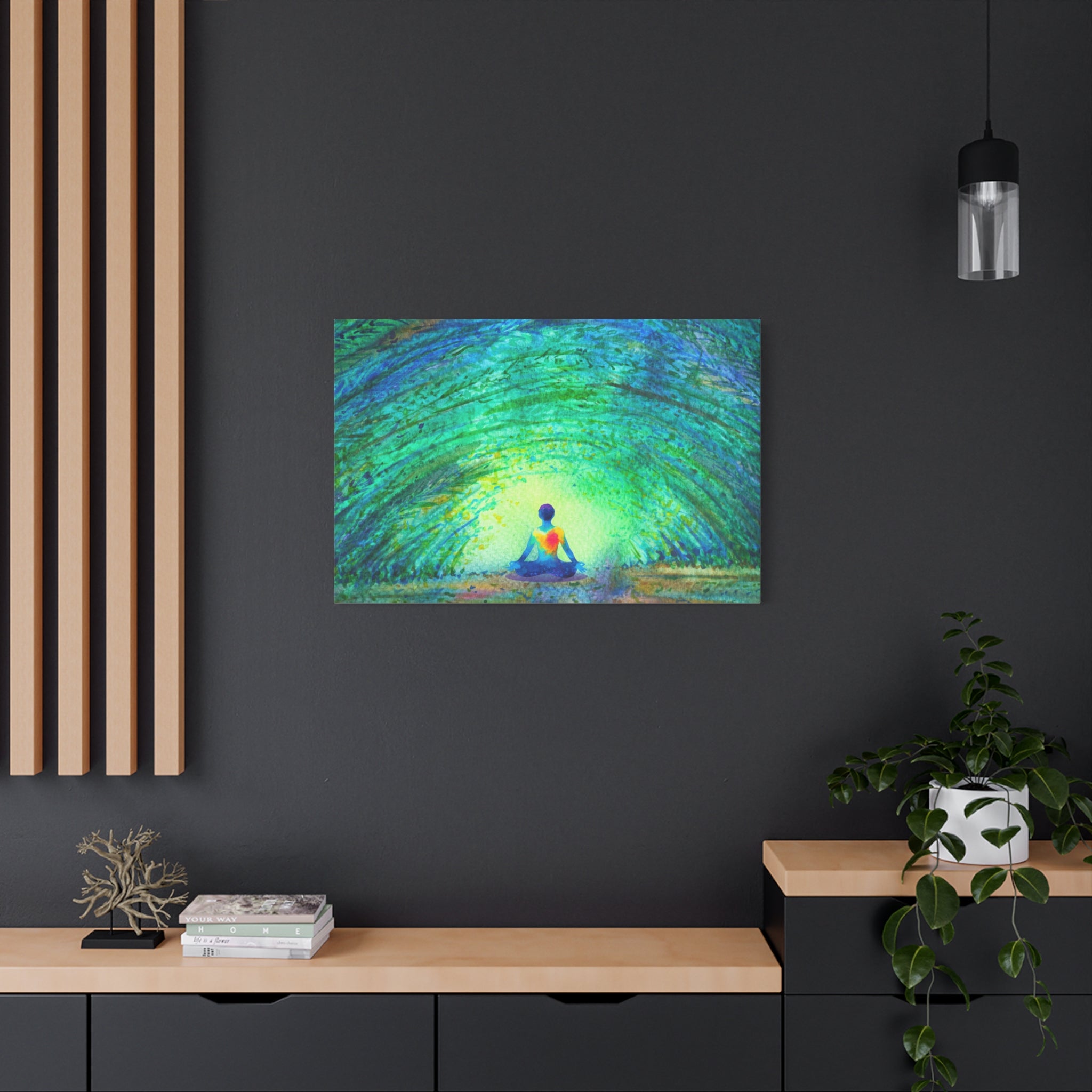 canvas-wall-art-yoga-nature-peace-home-decor-meditation-gift-mindfulness-painting-zen-retreat-print-living-room-decor