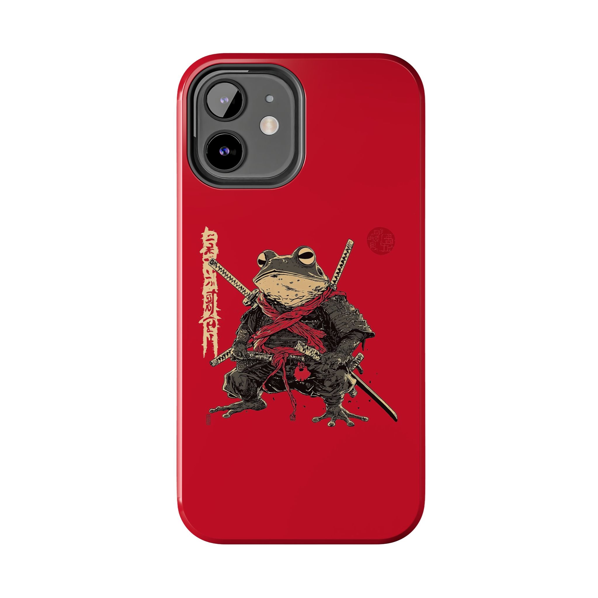 retro-vintage-ninja-frog-iphone-tough-case-red-sun-japanese-samurai-frog-design-stylish-tough-protector-red-iphone-case