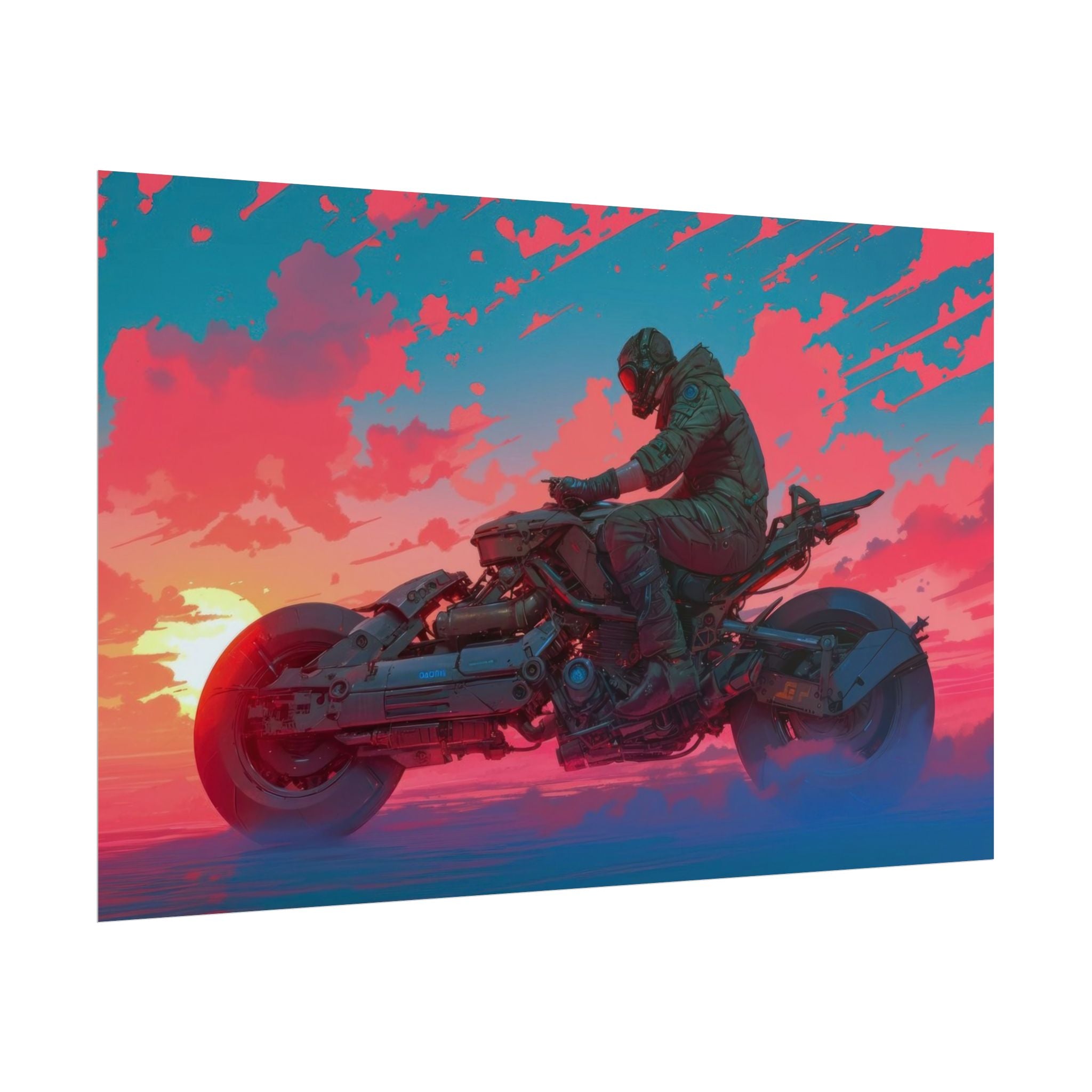 anime-poster-prints-anime-motorcycle-print-motorcycle-poster-sythawave-poster-home-decor-motorbike-artwork-cyberpunk-motorcyc