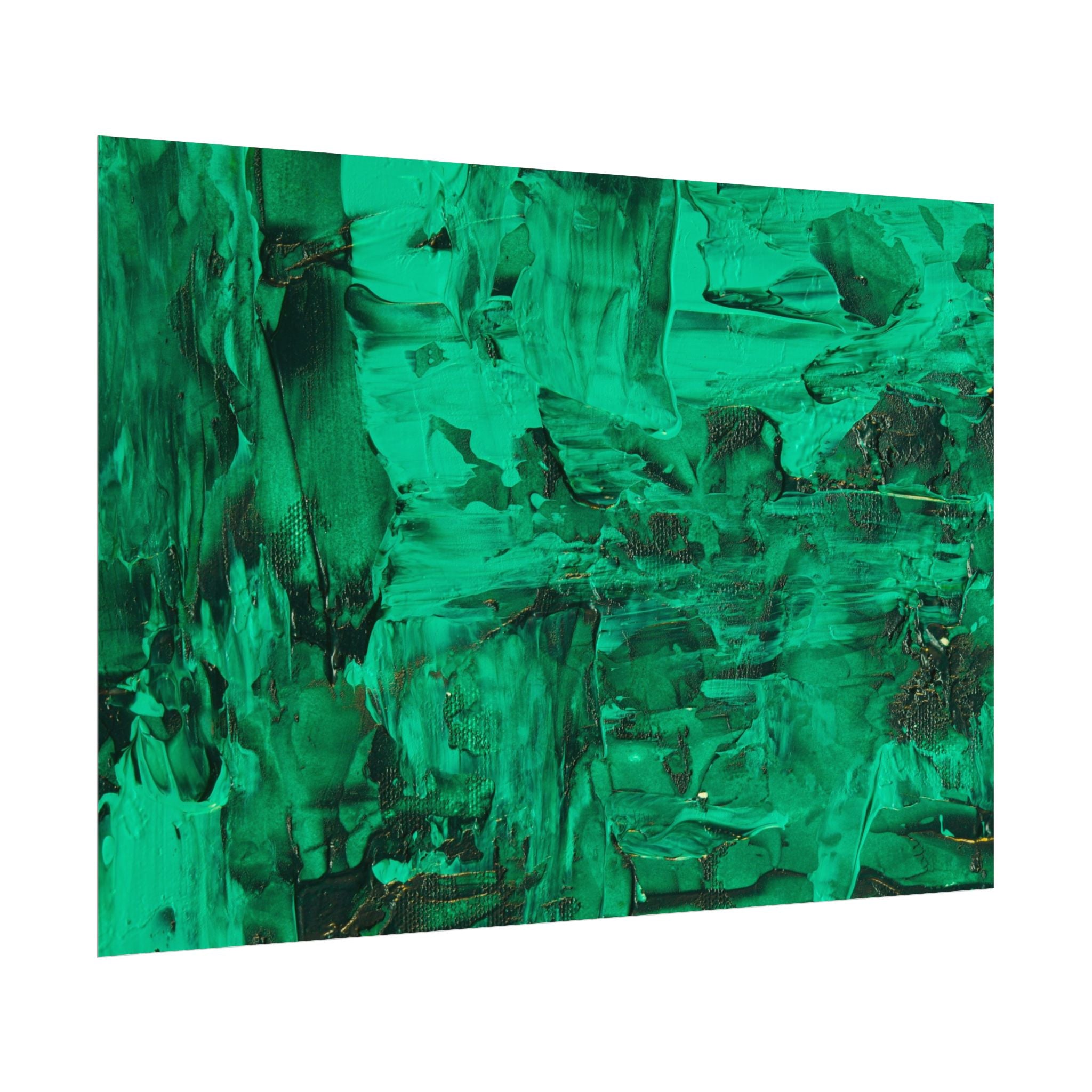 Abstract Green Poster Wall Art, Home Decor, Office Decor, Green Canvas Bedroom, Green Poster Print, Modern Art, Green Wall Decor