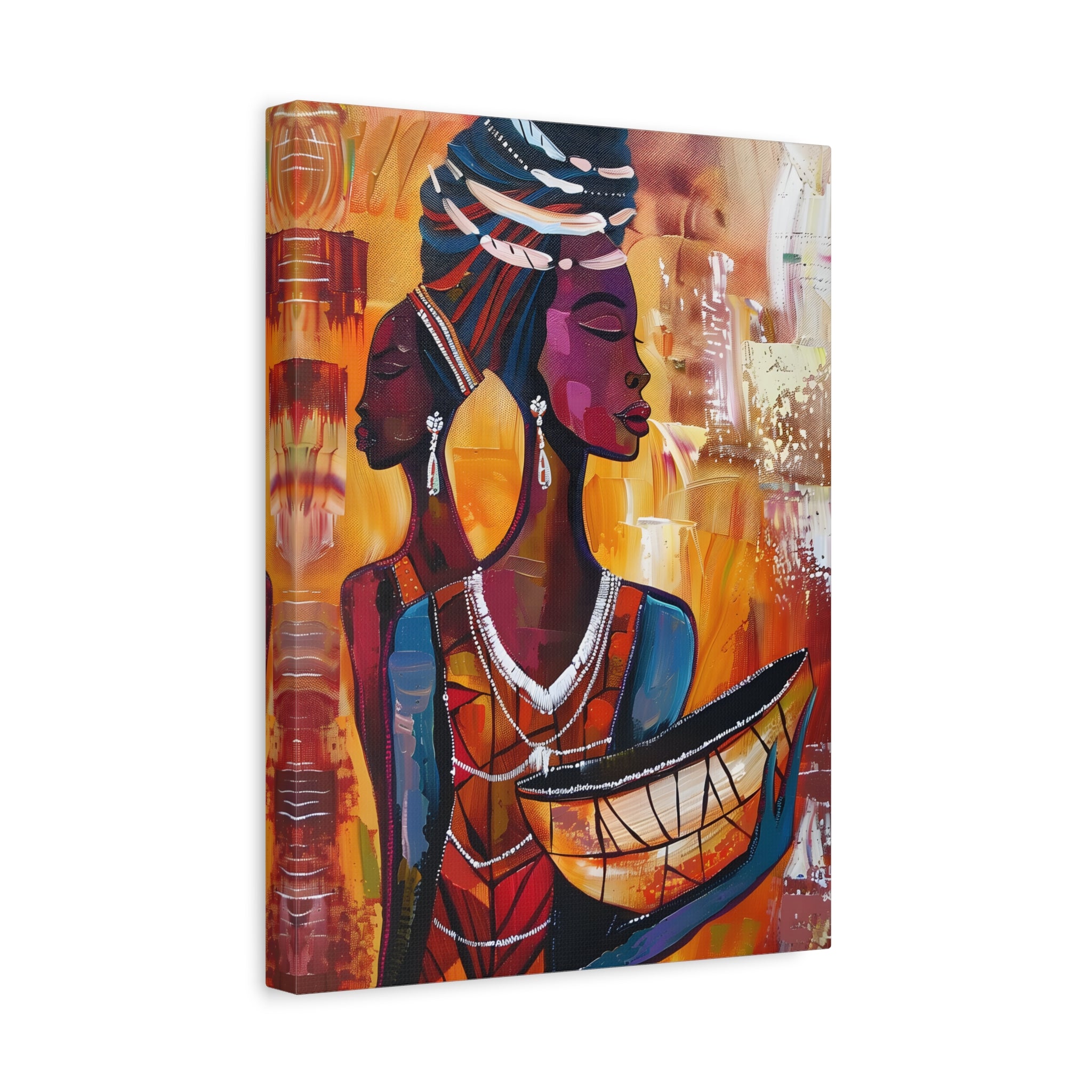canvas-wall-art-traditional-african-woman-african-portrait-afrocentric-home-decor-tribal-art-african-american-art-ethnic-wall