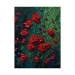 red-wildflowers-poster-print-impasto-oil-painting-look-stretched-wall-art-home-decor-floral-print-gift-for-nature-lover