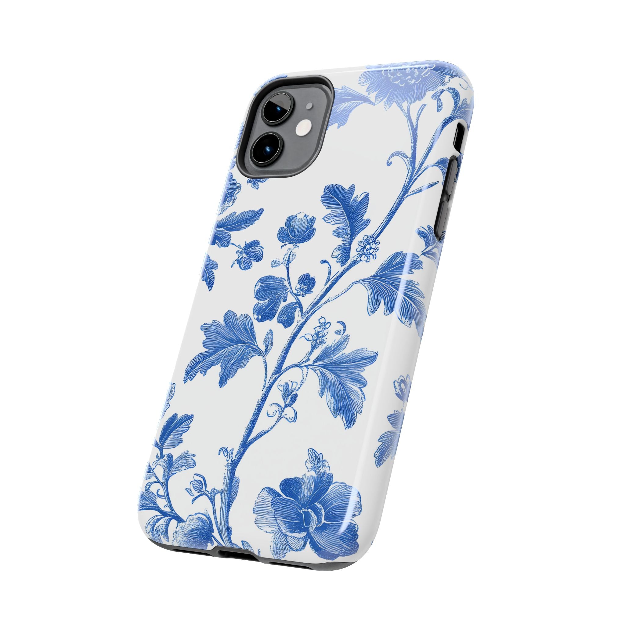 french-toile-floral-tough-iphone-case-blue-iphone-cover-protective-iphone-case-hard-shell-iphone-case-vintage-design-iphone-c