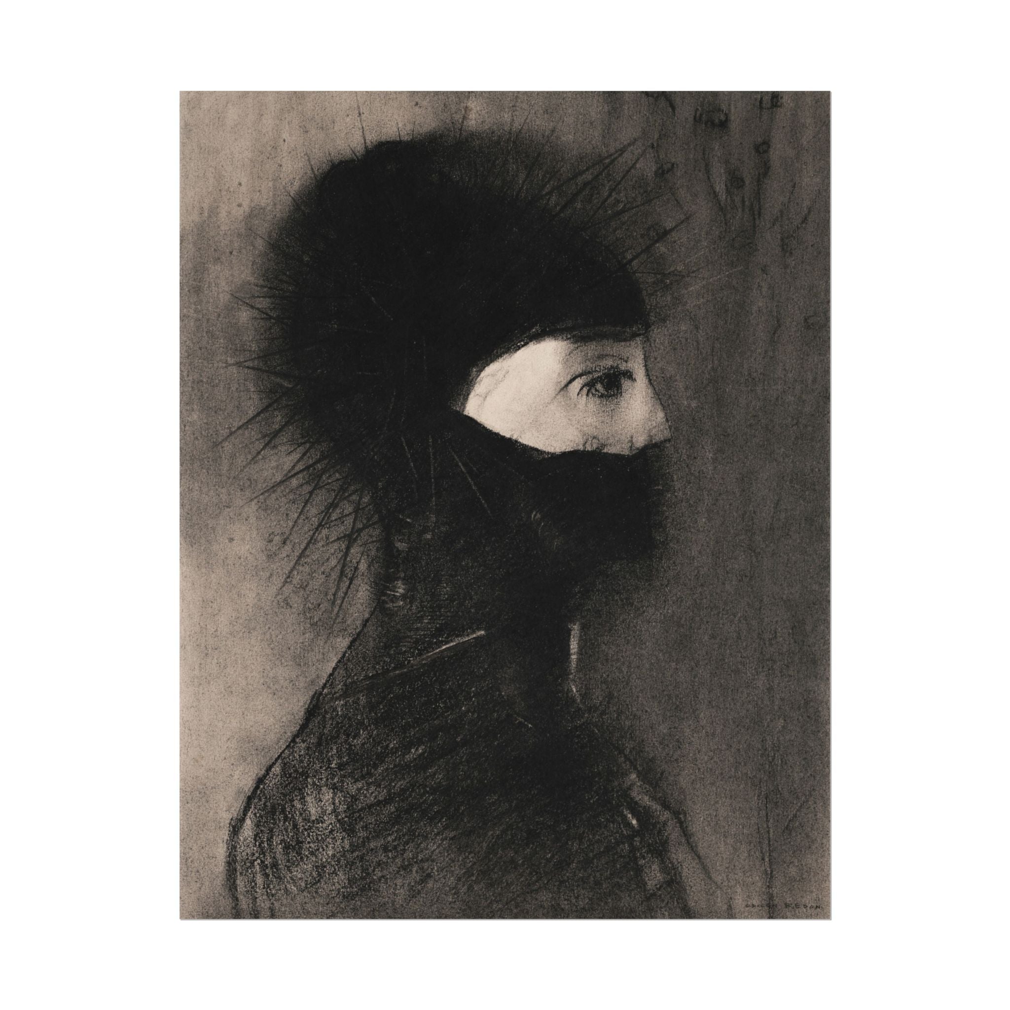 armor-by-odilon-redon-poster-print-vintage-woman-illustration-post-impressionism-art-wall-decor