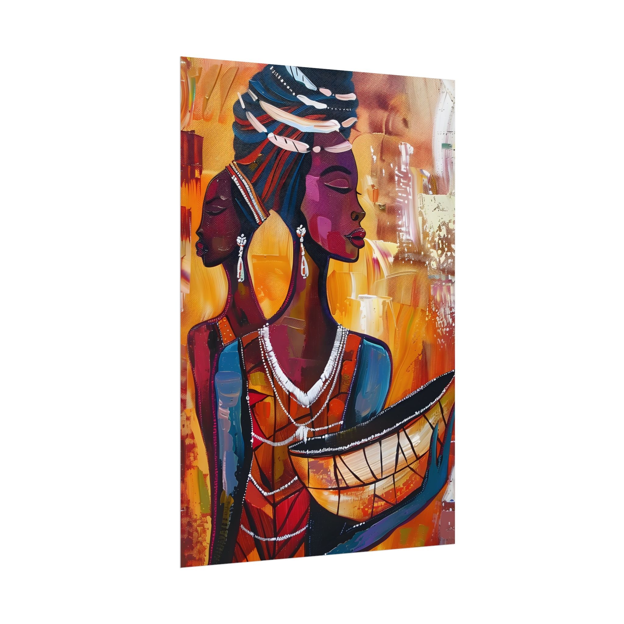 traditional-african-woman-poster-print-african-portrait-afrocentric-home-wall-decor-tribal-art-african-american-art-ethnic-wa