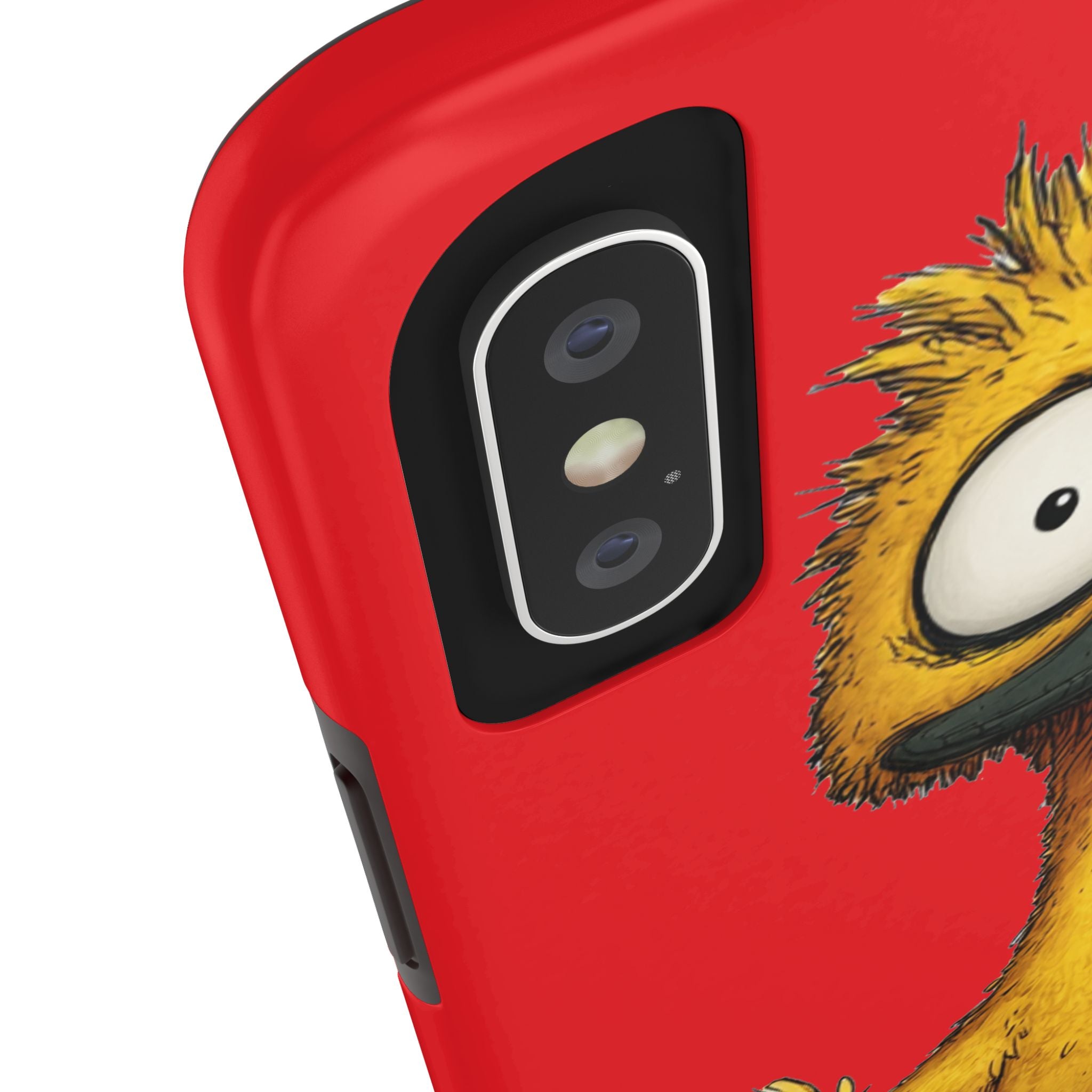 Quirky Funny Duck iPhone Tough Case - Kawaii Animal Phone Cover - Protective Phone Cover - Yellow iPhone Case