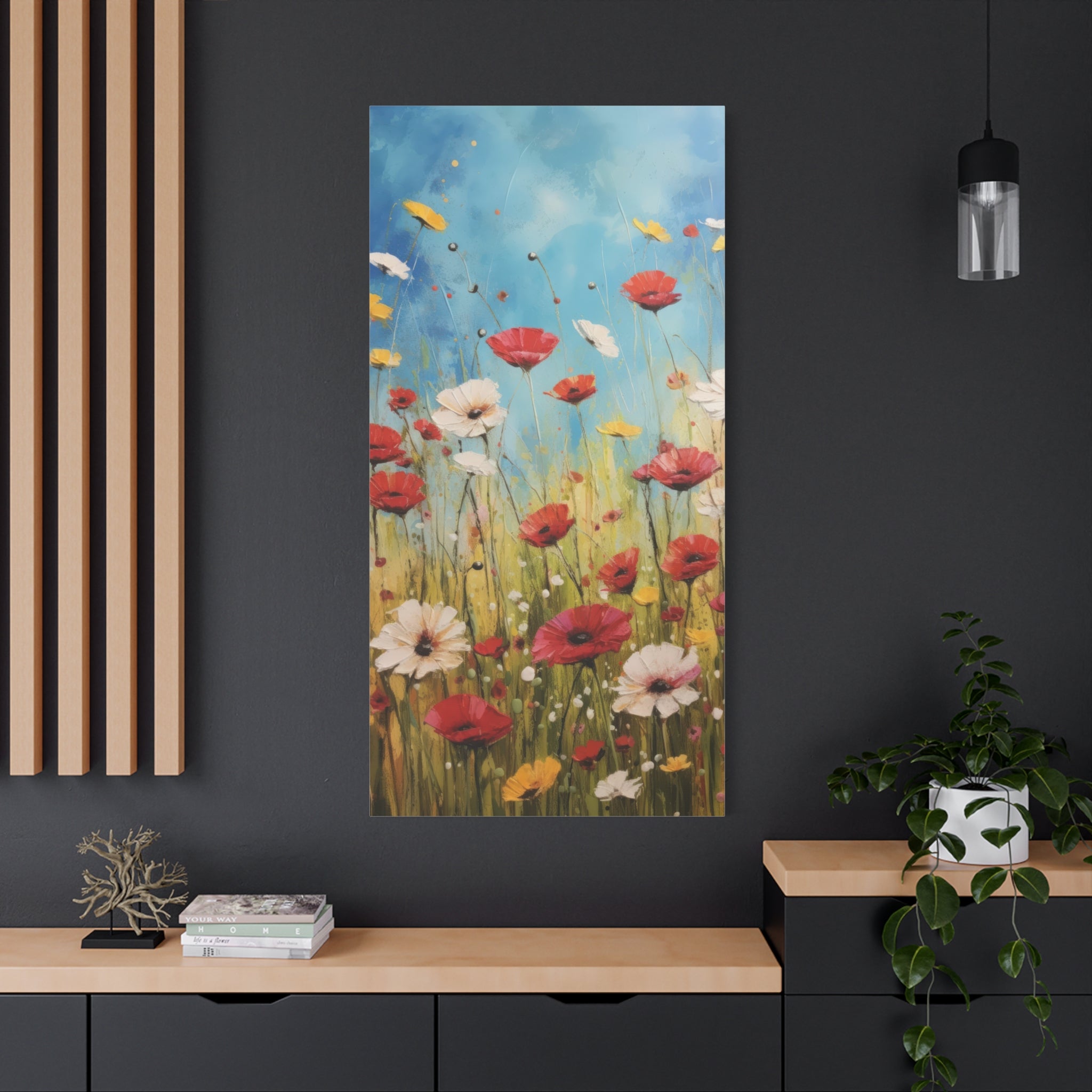 canvas-wall-art-summer-flowers-floral-home-decor-flower-wall-art-matte-stretched-canvas-print-poster-painting-botanical-garde