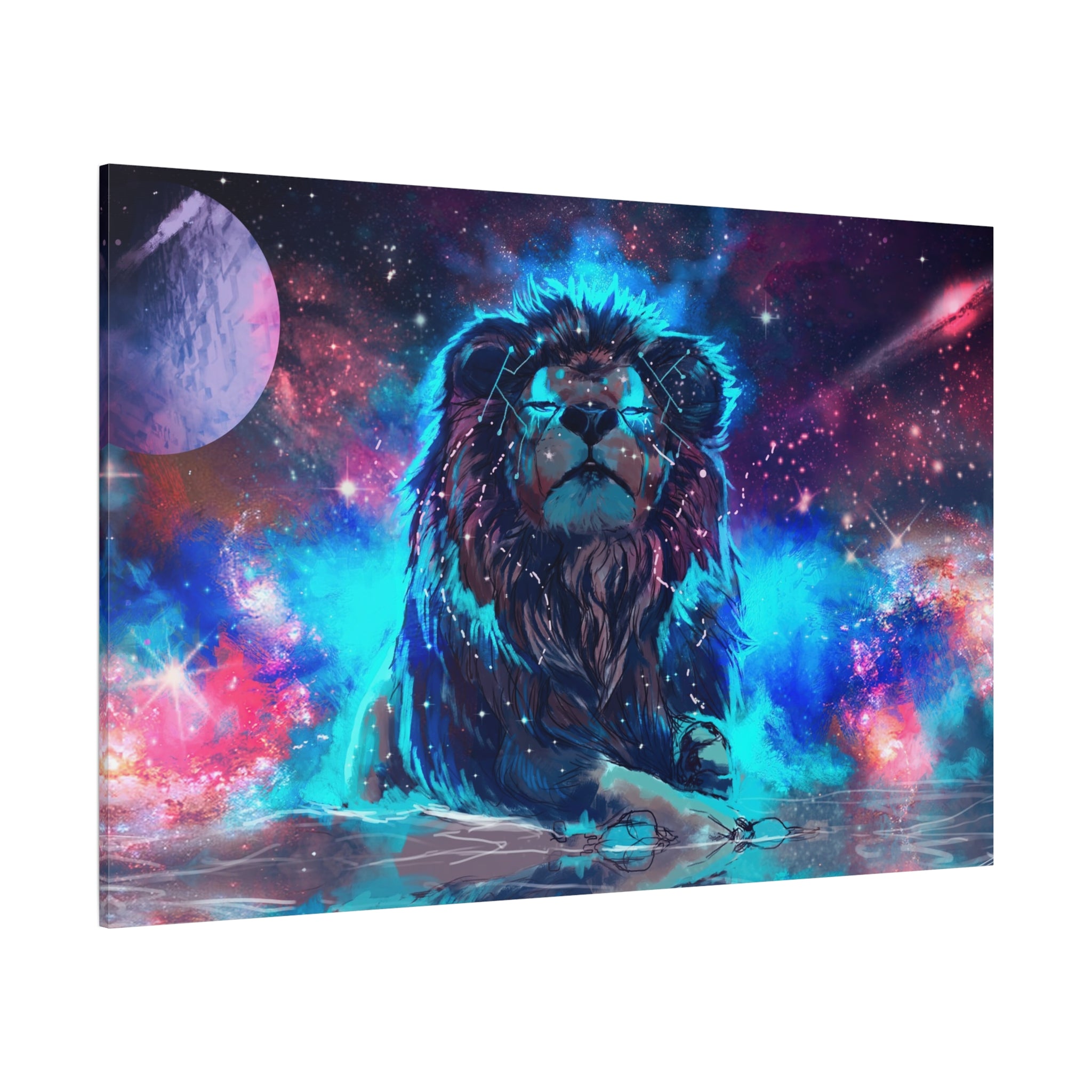 canvas-print-lion-wall-art-fantasy-leon-living-room-decor-matte-stretched-lion-poster-jungle-animal-art-print-wildlife-safari