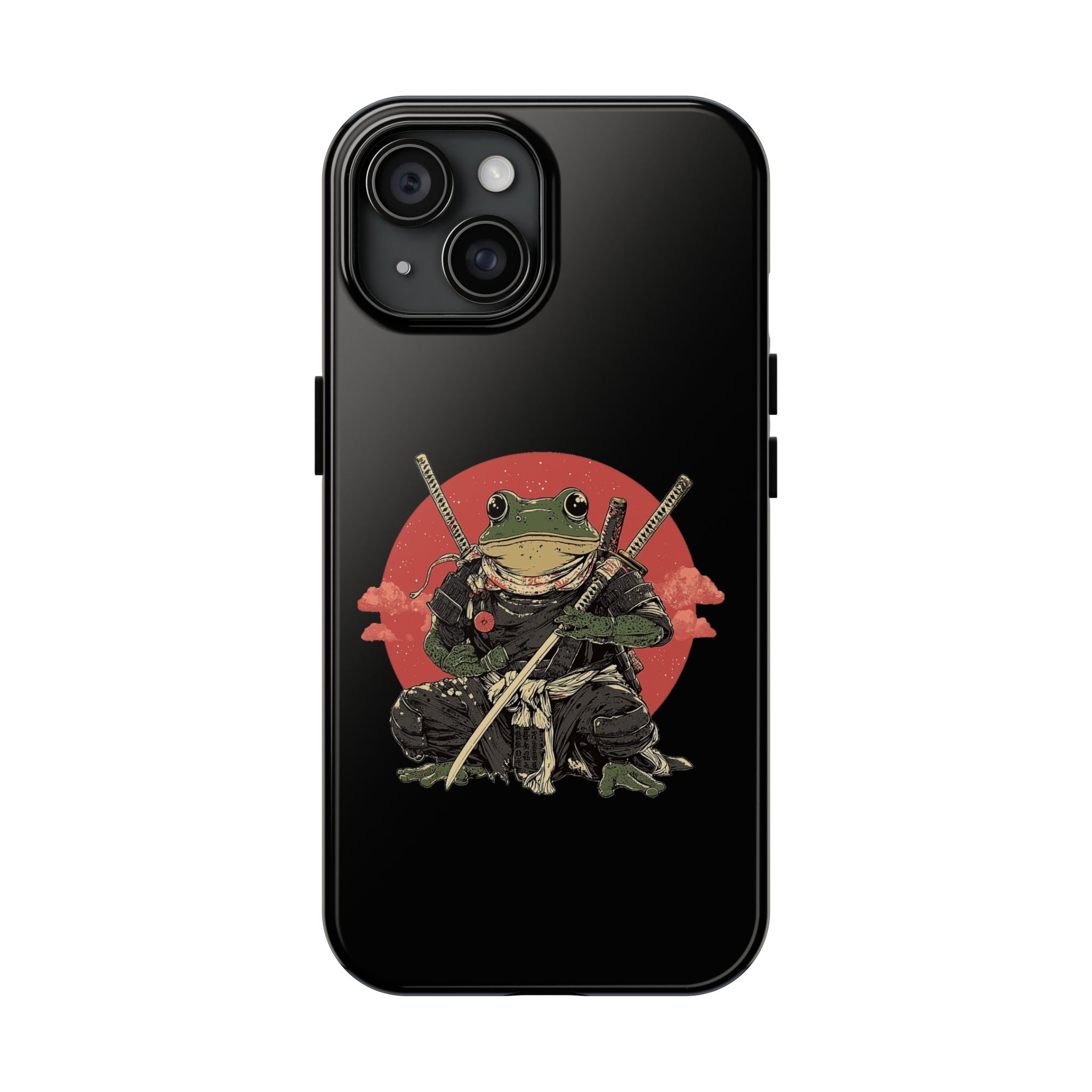 retro-vintage-ninja-frog-iphone-tough-case-red-sun-japanese-samurai-frog-design-ninja-warrior-black-iphone-hard-cover