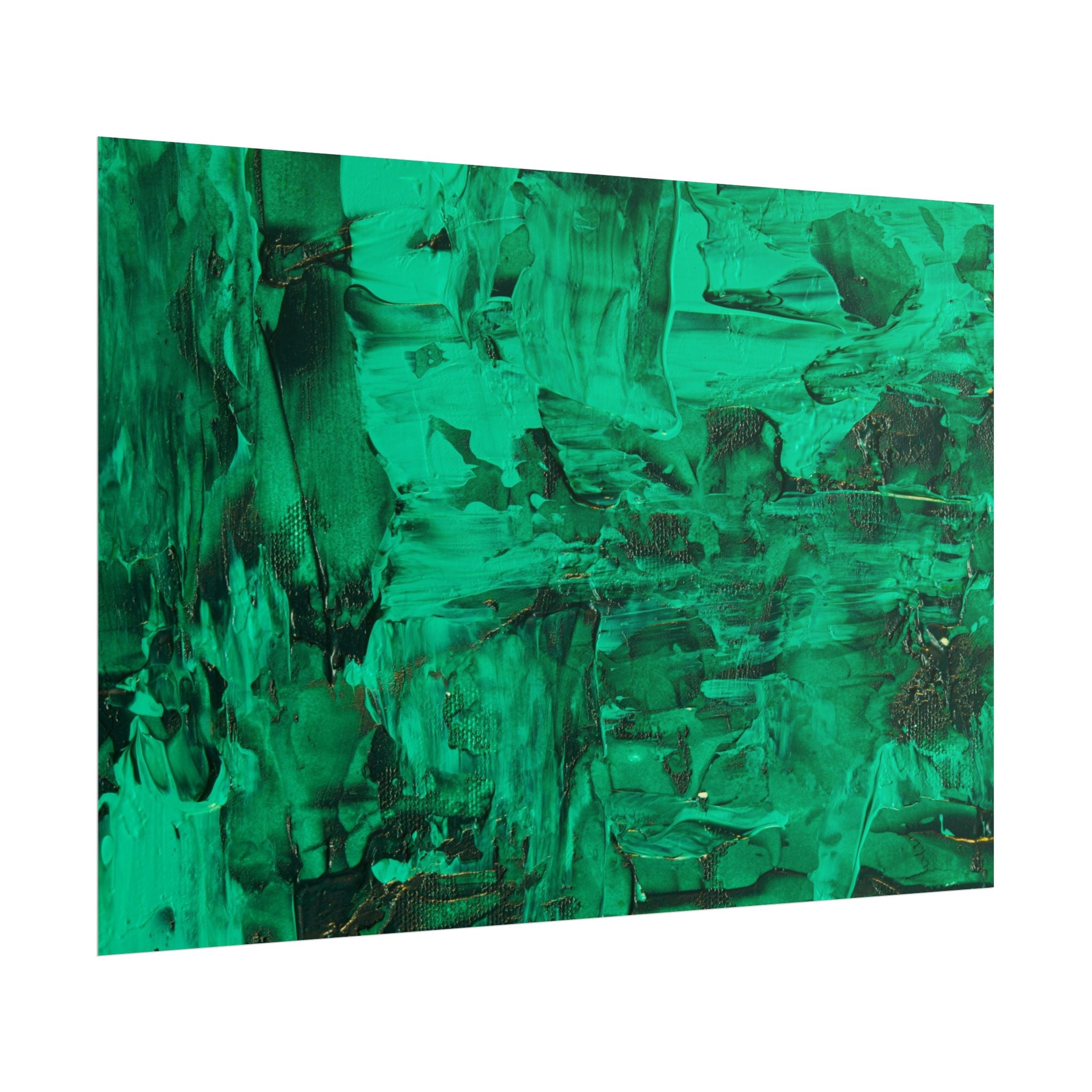 Abstract Green Poster Wall Art, Home Decor, Office Decor, Green Canvas Bedroom, Green Poster Print, Modern Art, Green Wall Decor