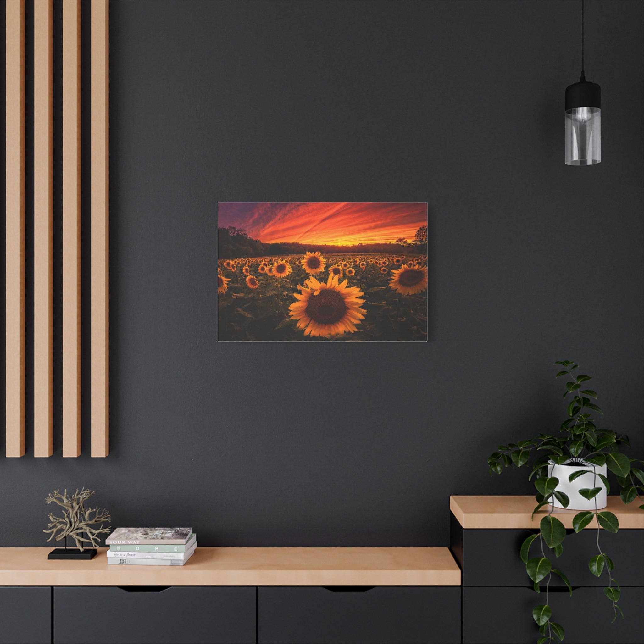 canvas-print-sun-flower-sunset-wall-art-decor-home-decor-nature-art-floral-print-gift-for-nature-lovers-farmhouse-wall-decor