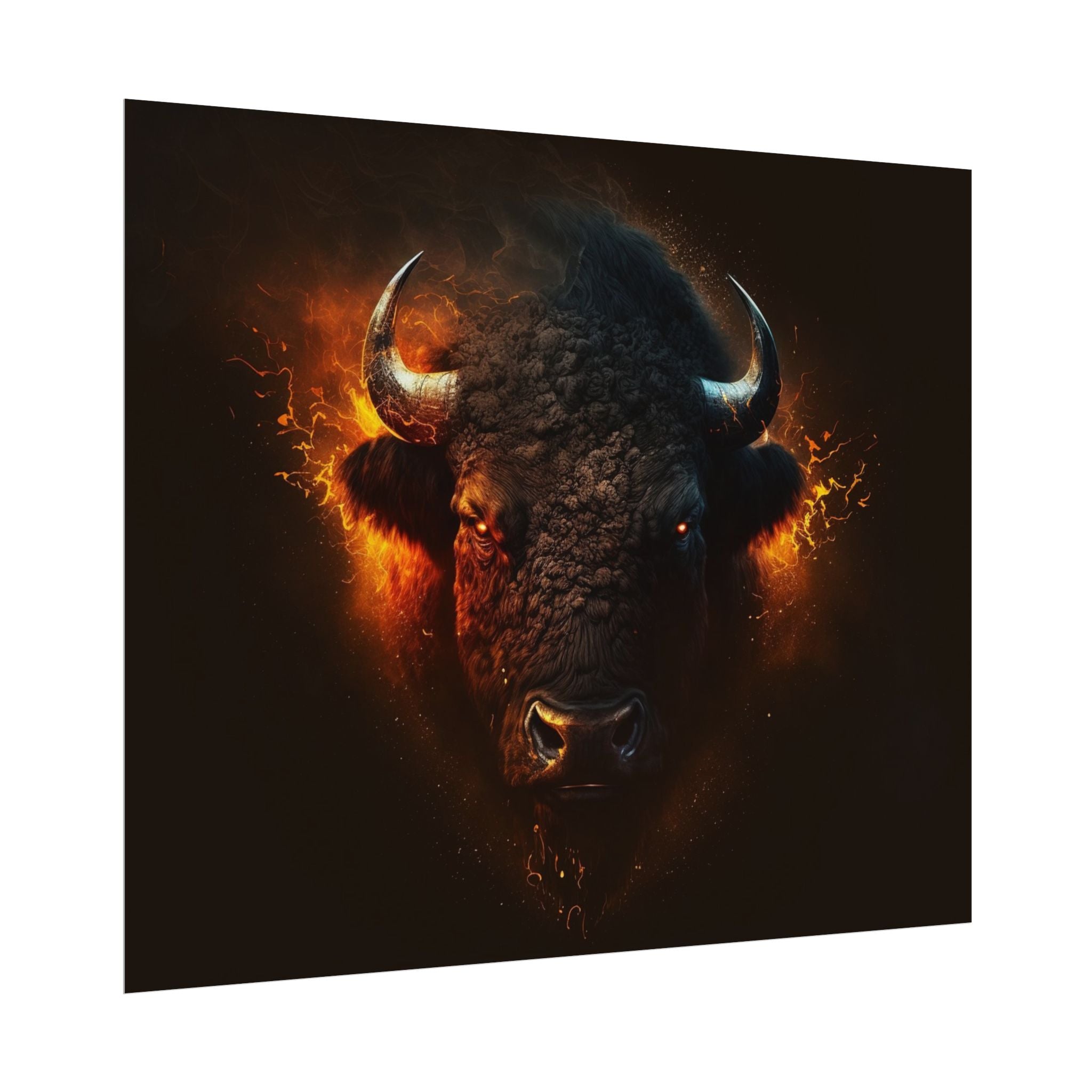 bison-art-poster-wall-decor-buffalo-gift-wildlife-home-decoration-western-bison-wall-art-nature-lover-gift-farm-house-wall-de