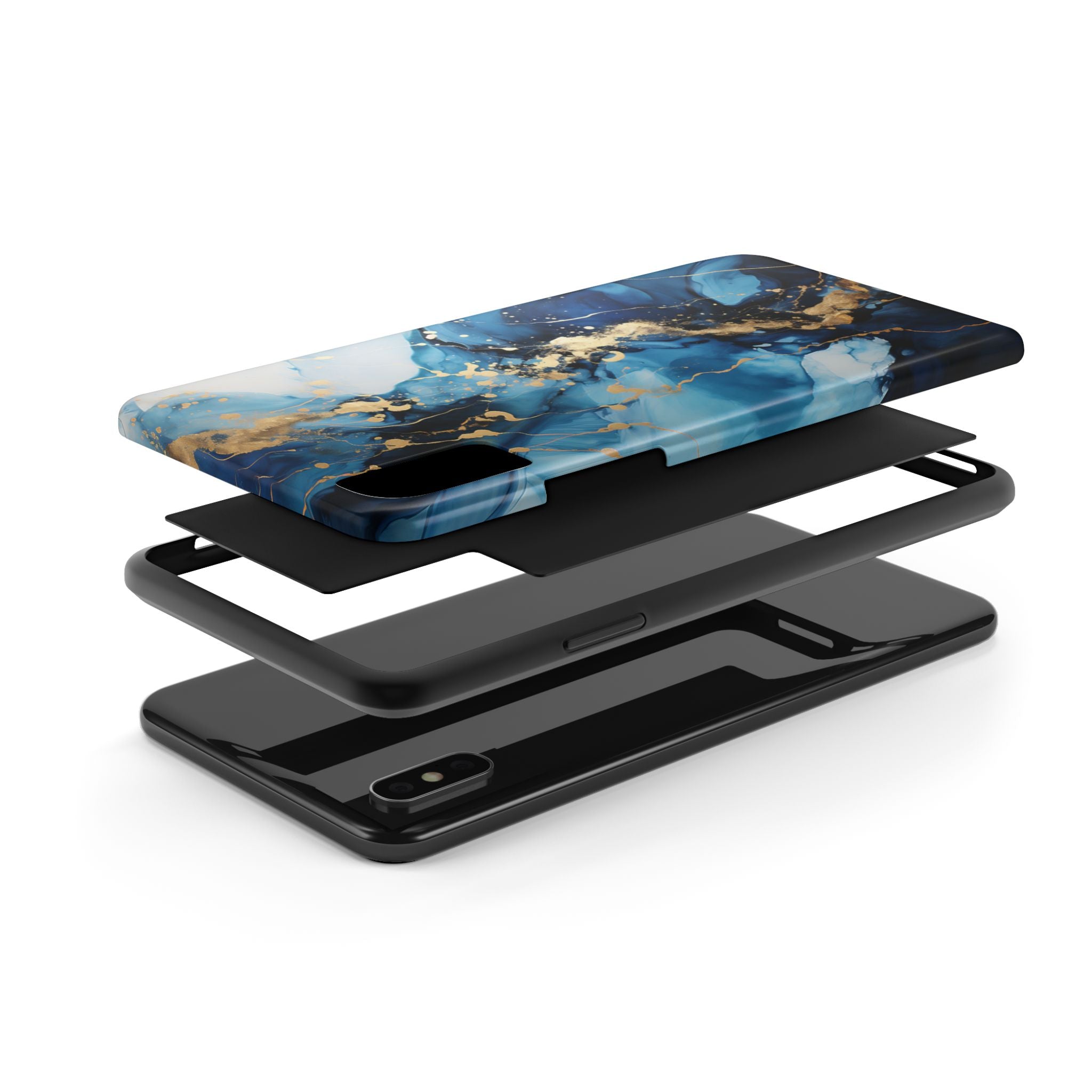 blue-gold-marble-iphone-tough-case-elegant-minimalist-protective-cover-stylish-phone-shell-hard-shell-iphone-case-trendy-acce