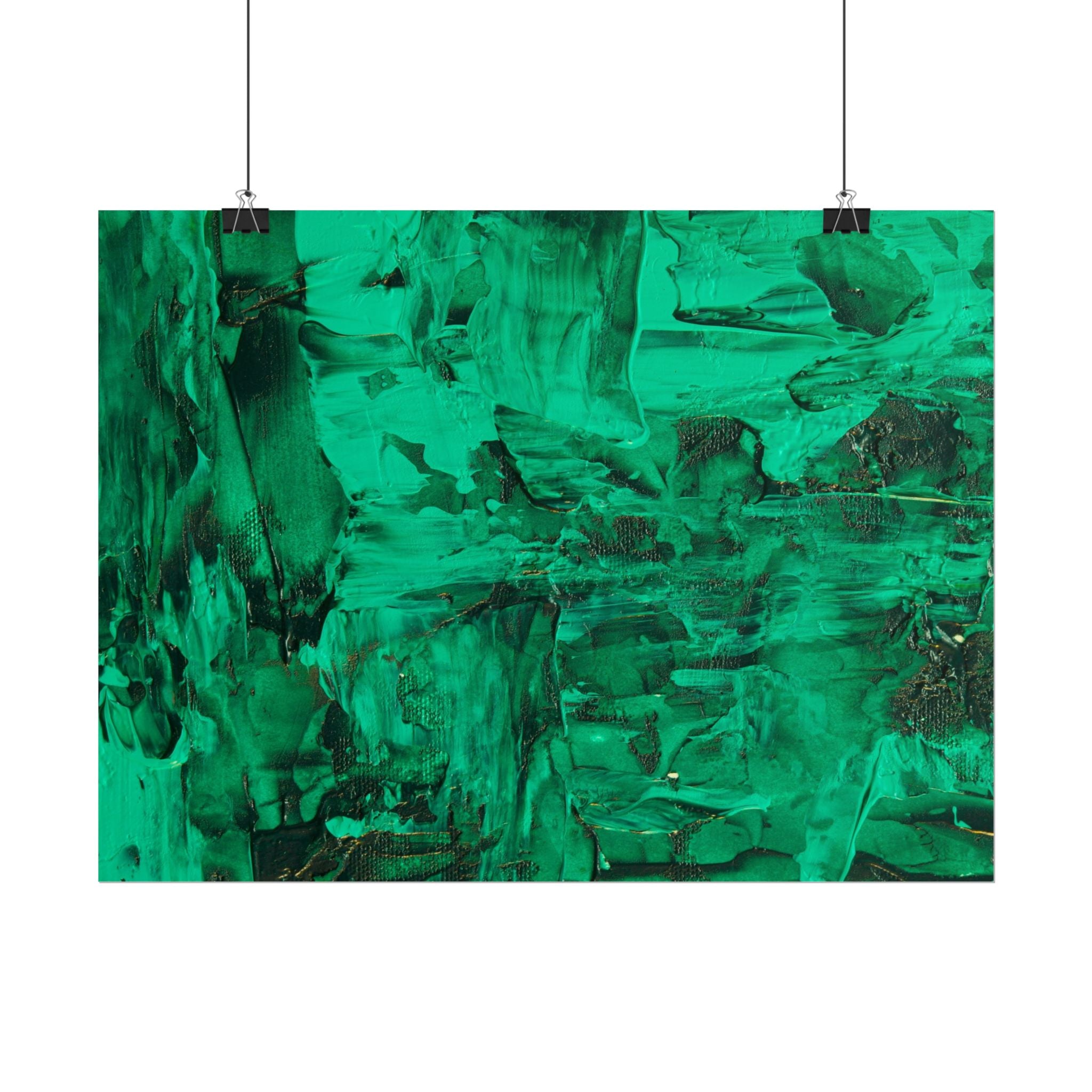 Abstract Green Poster Wall Art, Home Decor, Office Decor, Green Canvas Bedroom, Green Poster Print, Modern Art, Green Wall Decor