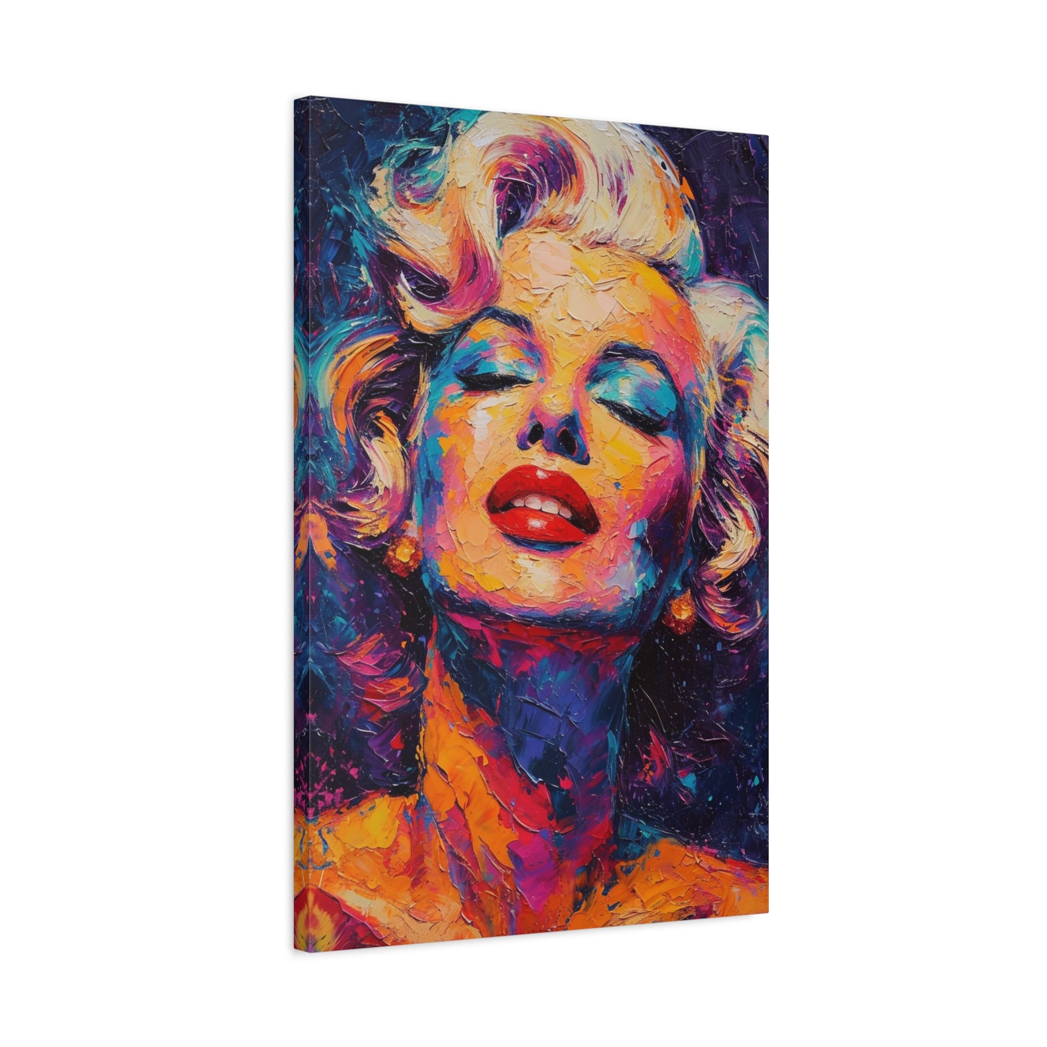 marilyn-monroe-canvas-print-stylish-wall-decor-with-brush-effect-elegant-home-decor-chic-wall-art