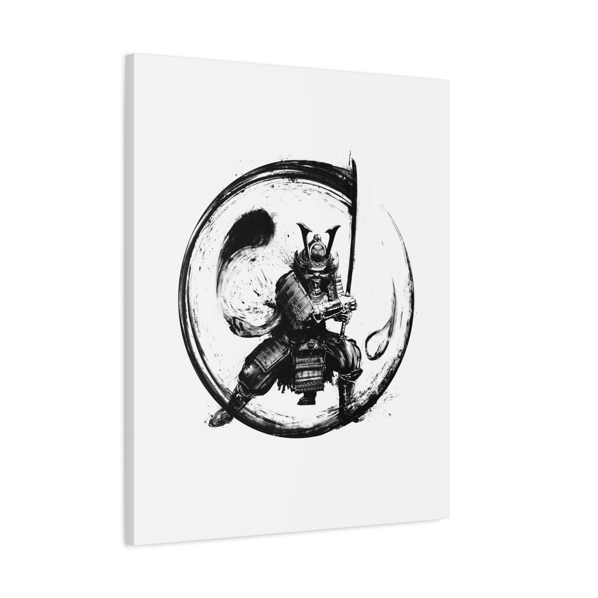 canvas-wall-art-japanese-samurai-ying-yang-katana-oni-mask-black-and-white-home-decor-zen-wall-hanging-asian-art-samurai-swor