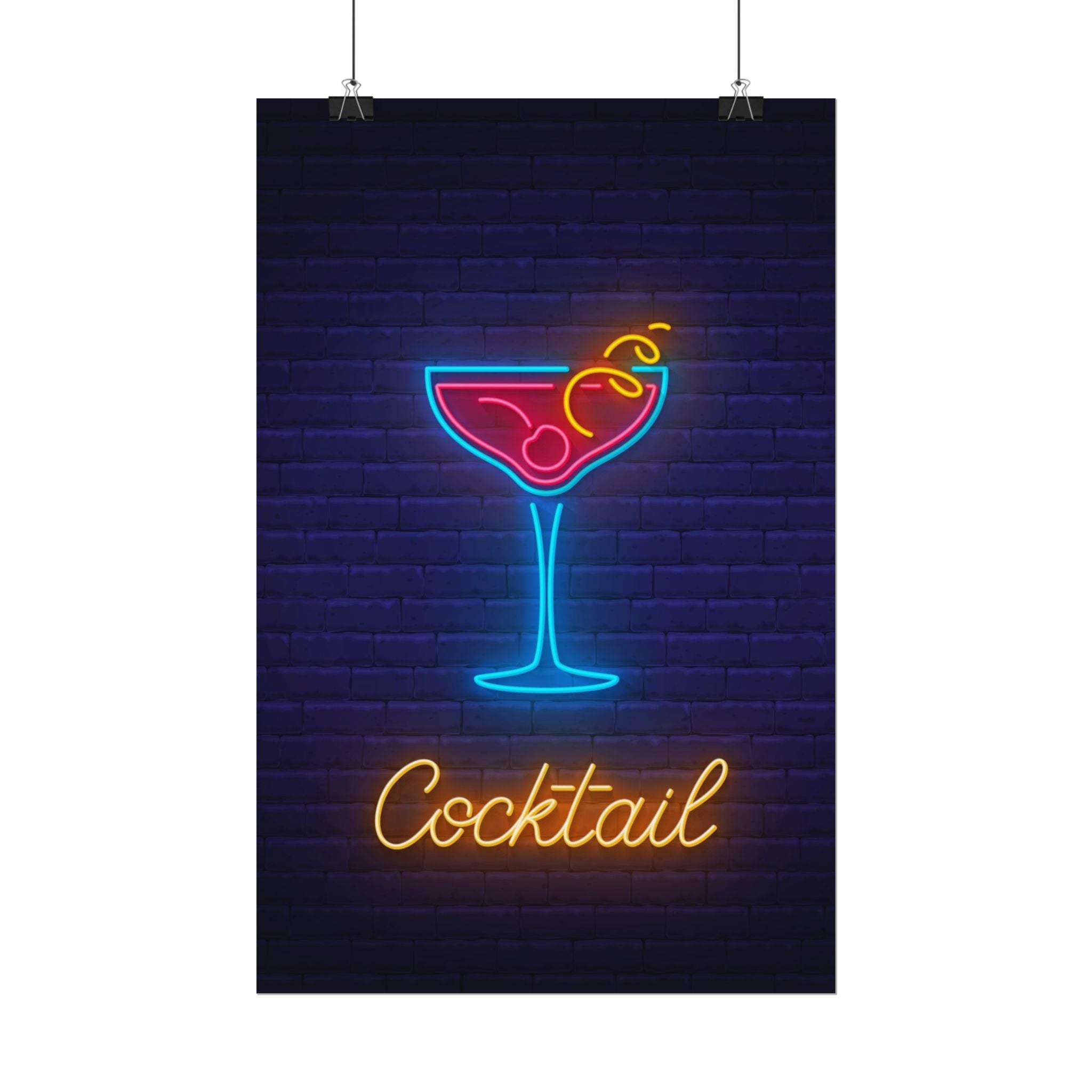 cocktail-neon-martini-poster-wall-art-decor-large-poster-artwork-cocktail-print-bar-decor-kitchen-wall-art