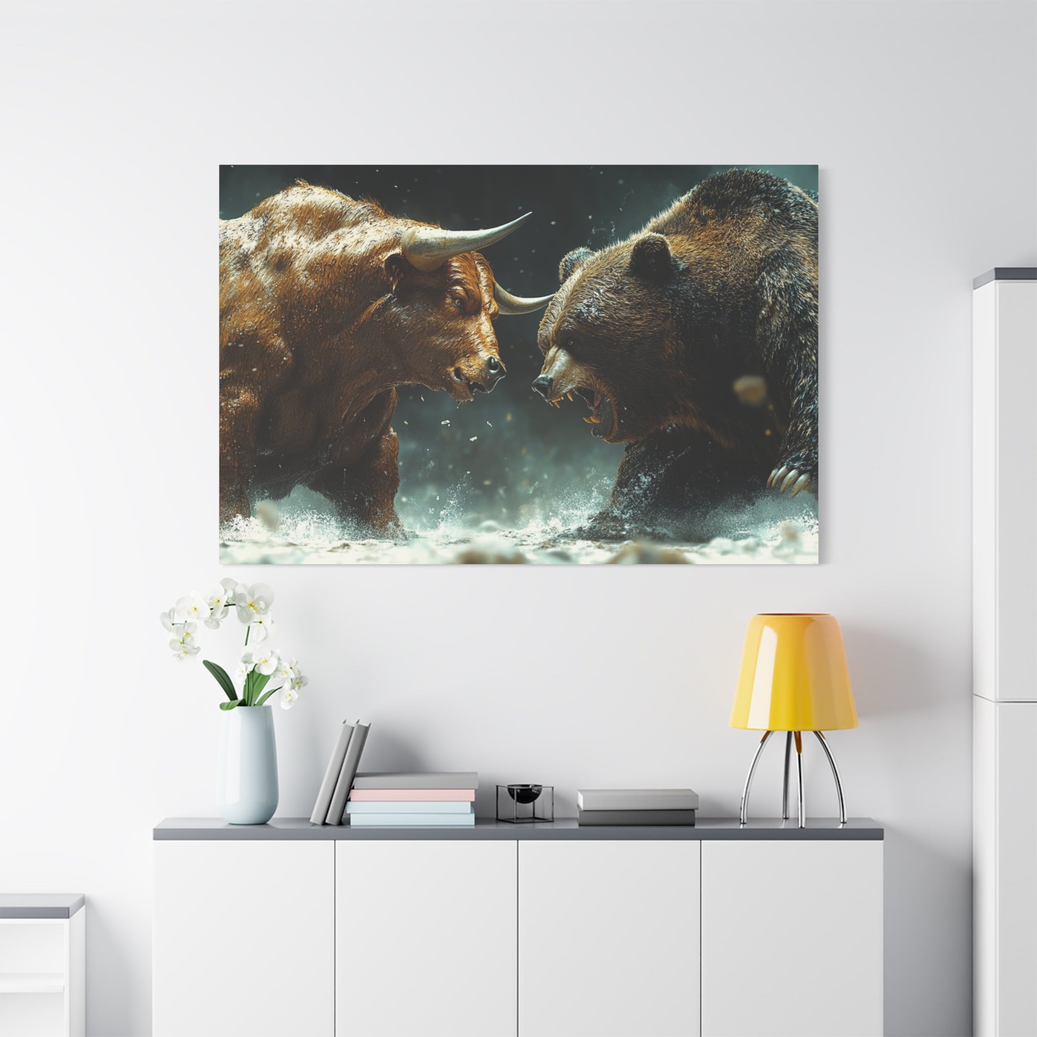 canvas-wall-art-bull-vs-bear-finance-crypto-stretched-canvas-stock-market-decor-wall-street-painting-investment-gift-financia
