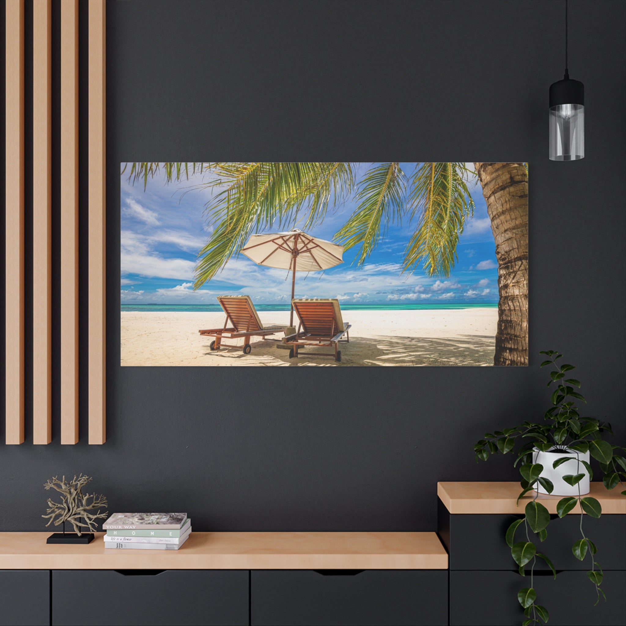 canvas-print-beach-scene-wall-art-coastal-decor-ocean-view-stretched-matte-canvas-print-home-decoration-beach-chairs-tropical